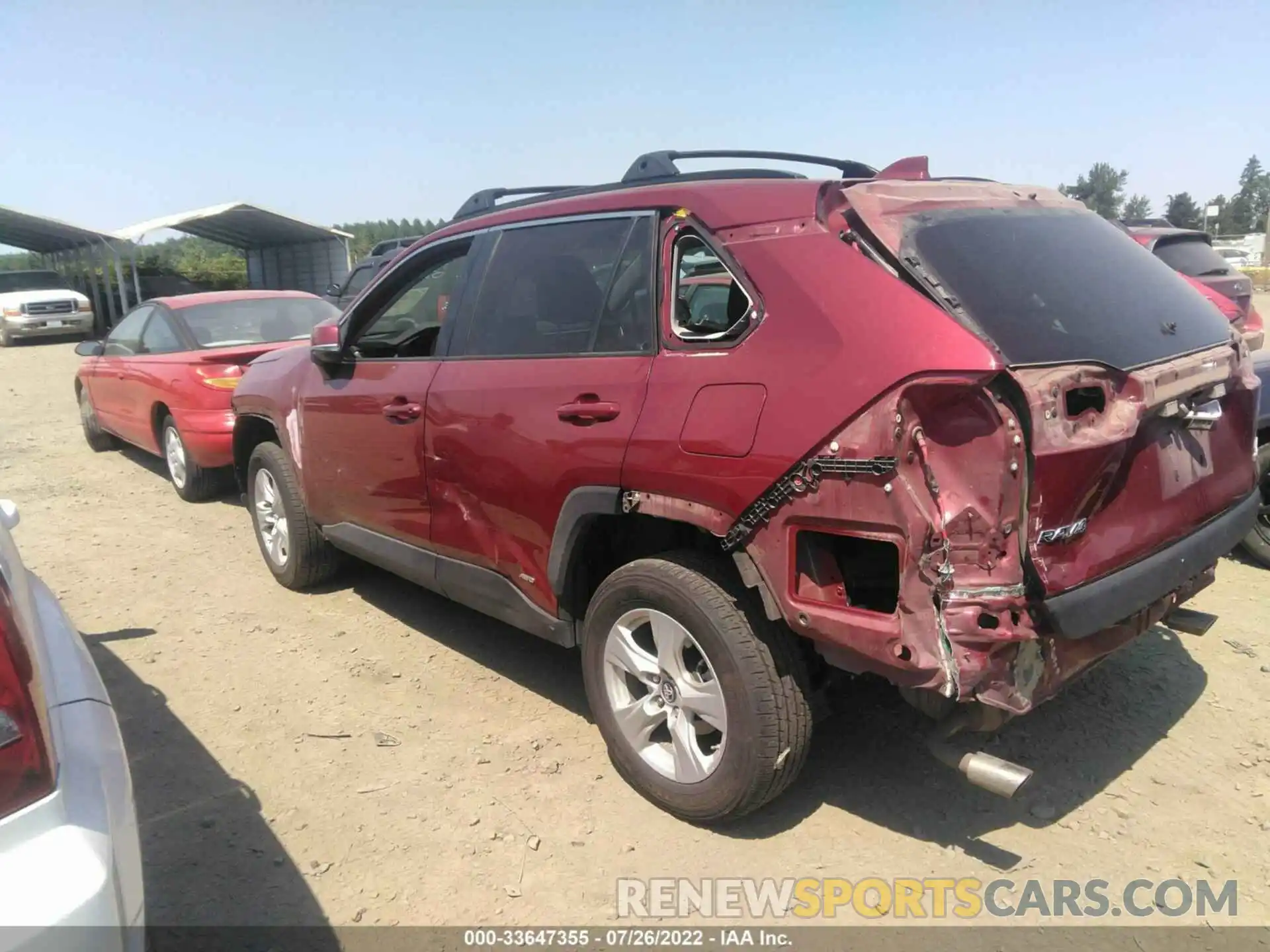 3 Фотография поврежденного автомобиля 4T3M6RFV9MU024452 TOYOTA RAV4 2021