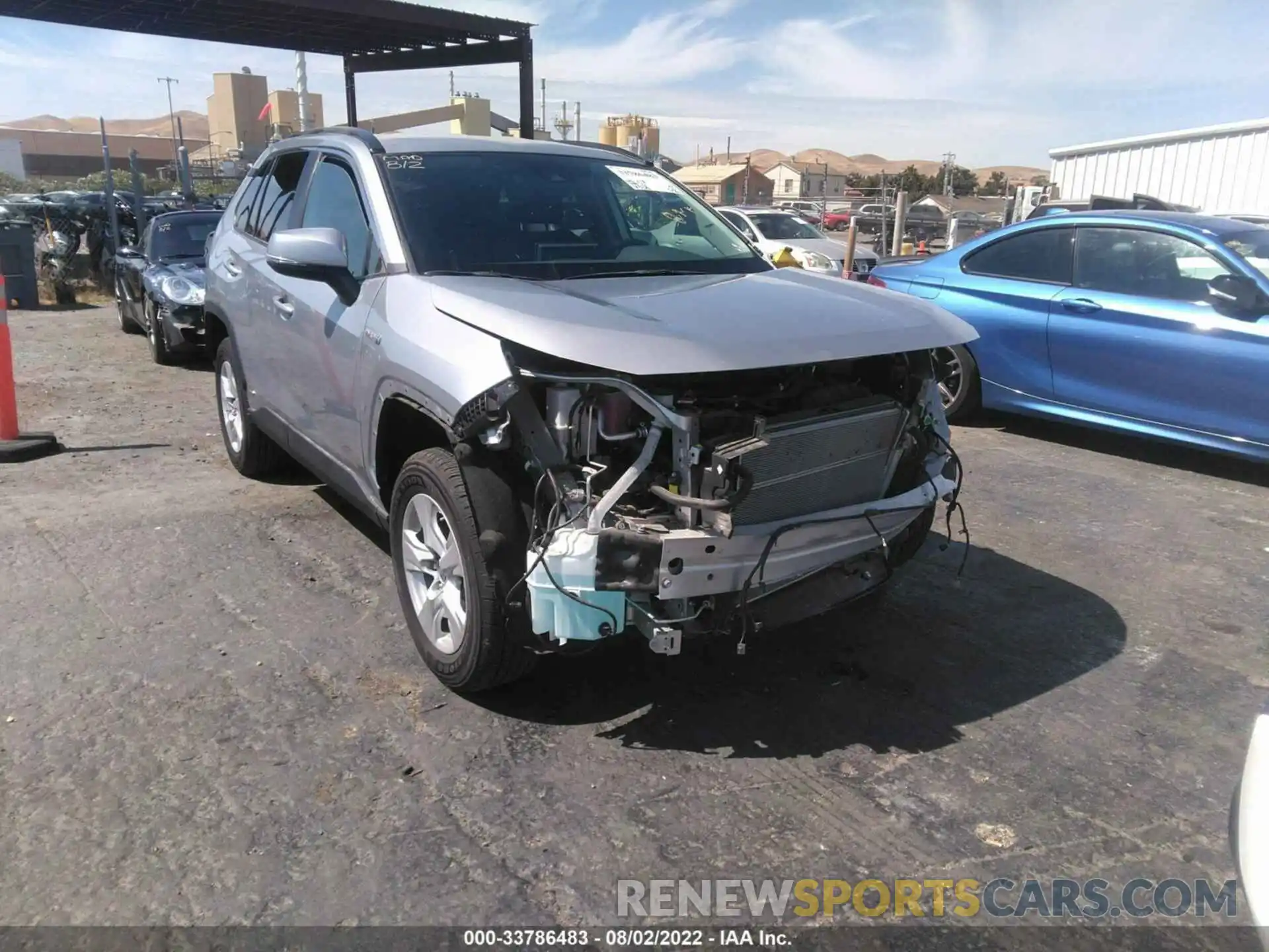 1 Фотография поврежденного автомобиля 4T3MWRFV0MU024713 TOYOTA RAV4 2021