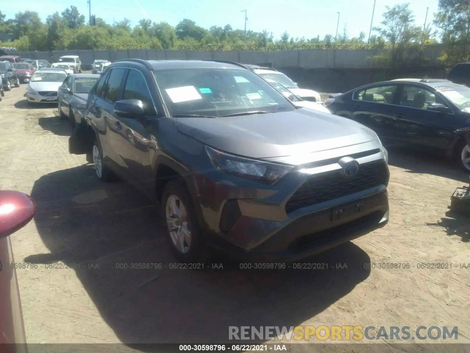 1 Photograph of a damaged car 4T3MWRFV1MU014823 TOYOTA RAV4 2021