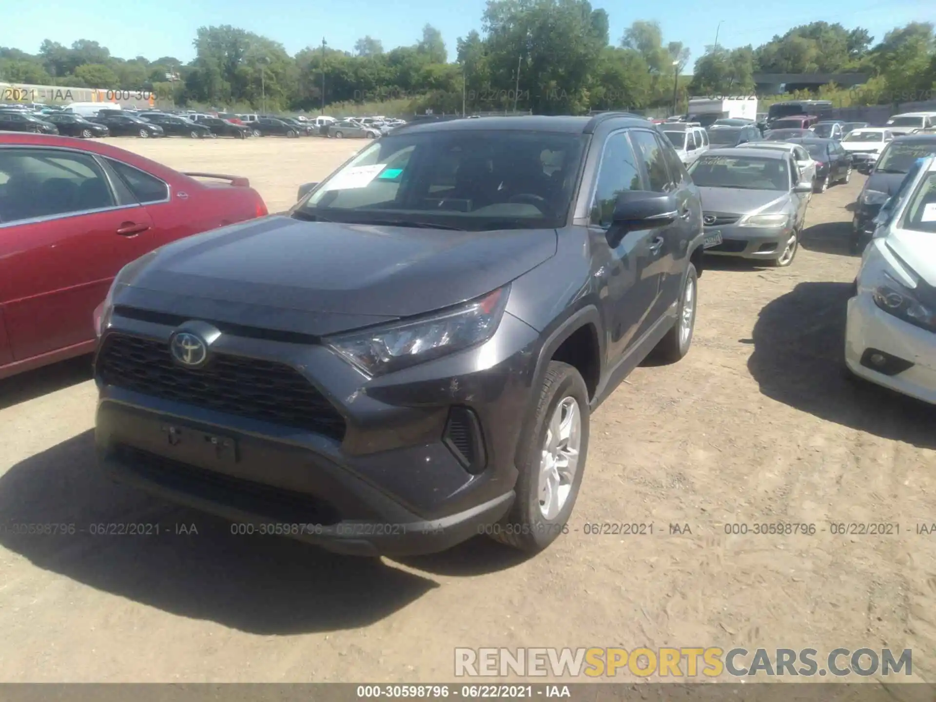 2 Photograph of a damaged car 4T3MWRFV1MU014823 TOYOTA RAV4 2021