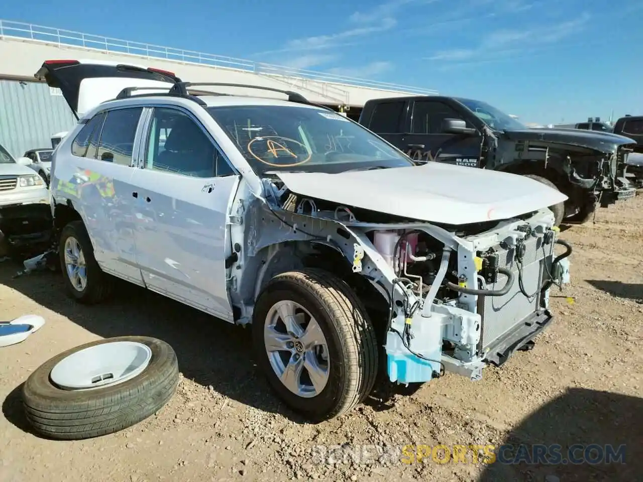 9 Photograph of a damaged car 4T3MWRFV1MU044615 TOYOTA RAV4 2021