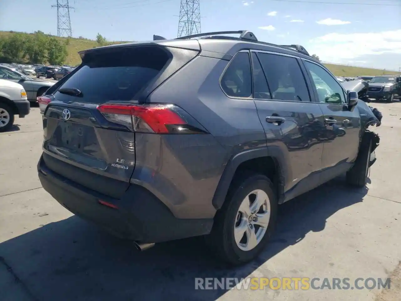 4 Photograph of a damaged car 4T3MWRFV2MU036099 TOYOTA RAV4 2021