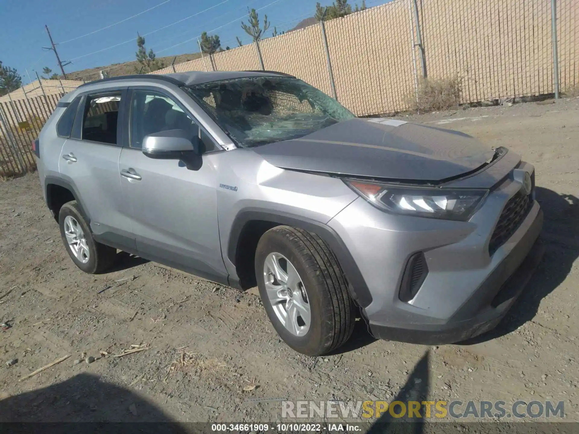 1 Photograph of a damaged car 4T3MWRFV3MU015486 TOYOTA RAV4 2021