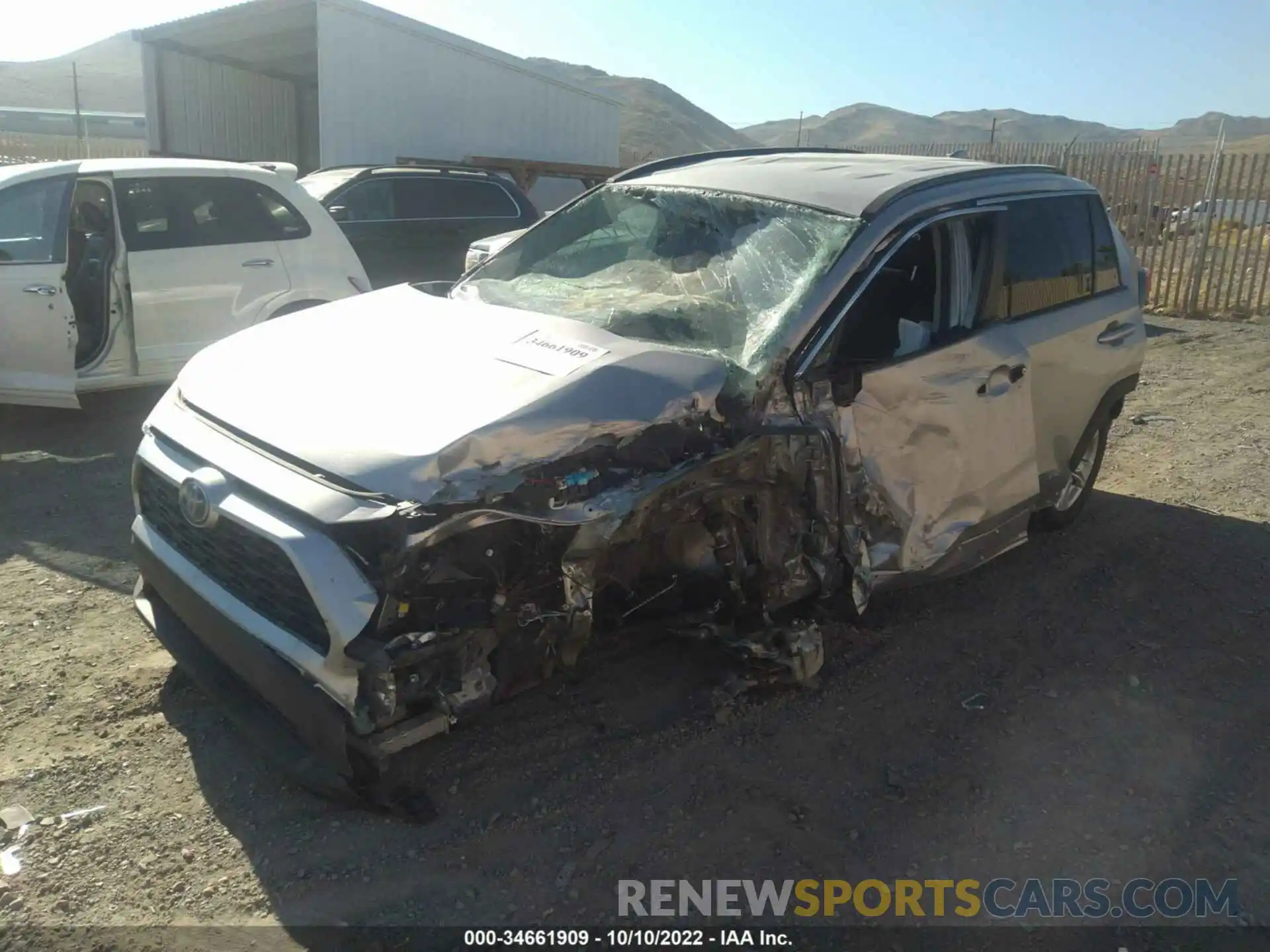 2 Photograph of a damaged car 4T3MWRFV3MU015486 TOYOTA RAV4 2021