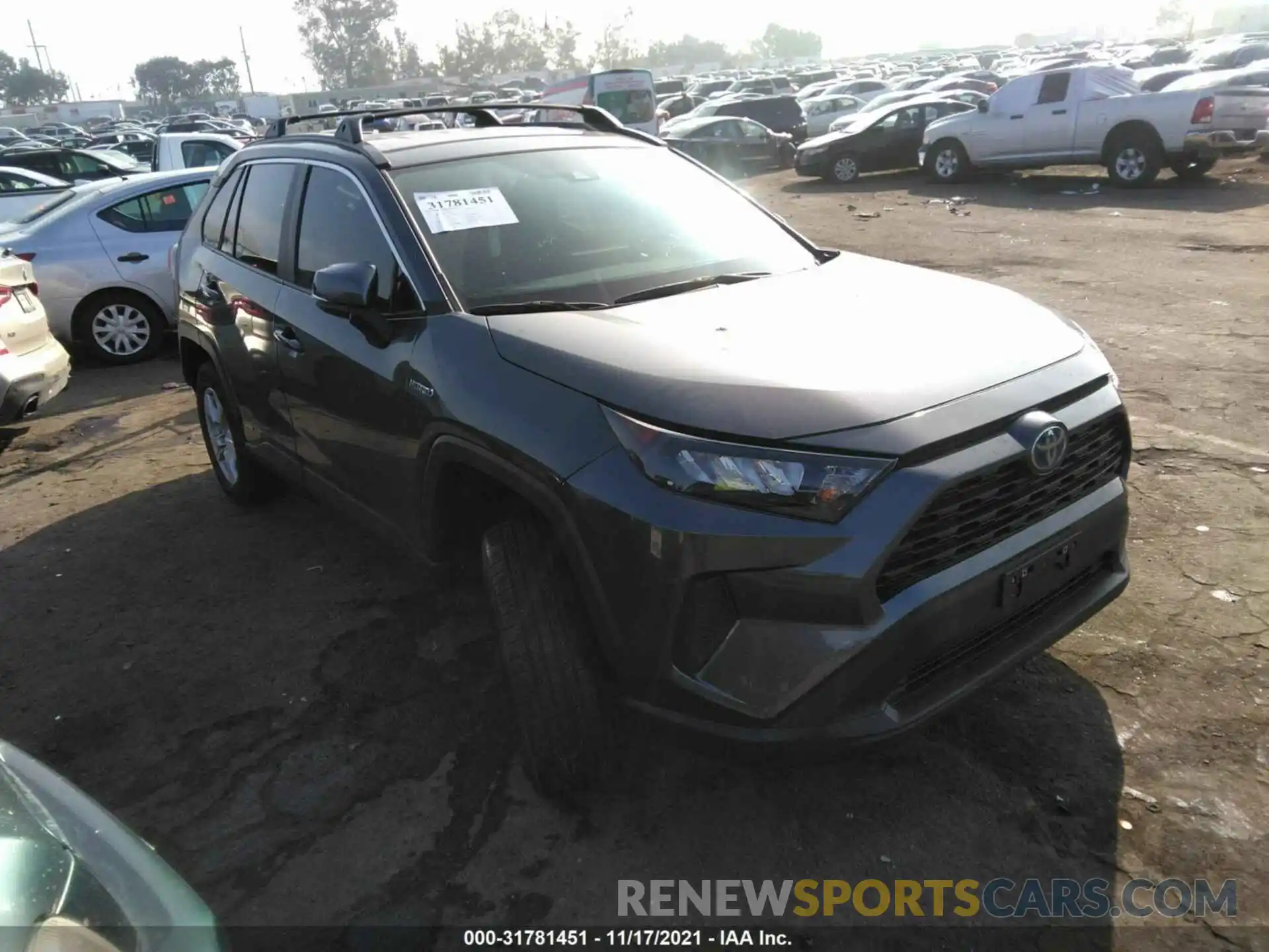 1 Photograph of a damaged car 4T3MWRFV4MU016338 TOYOTA RAV4 2021