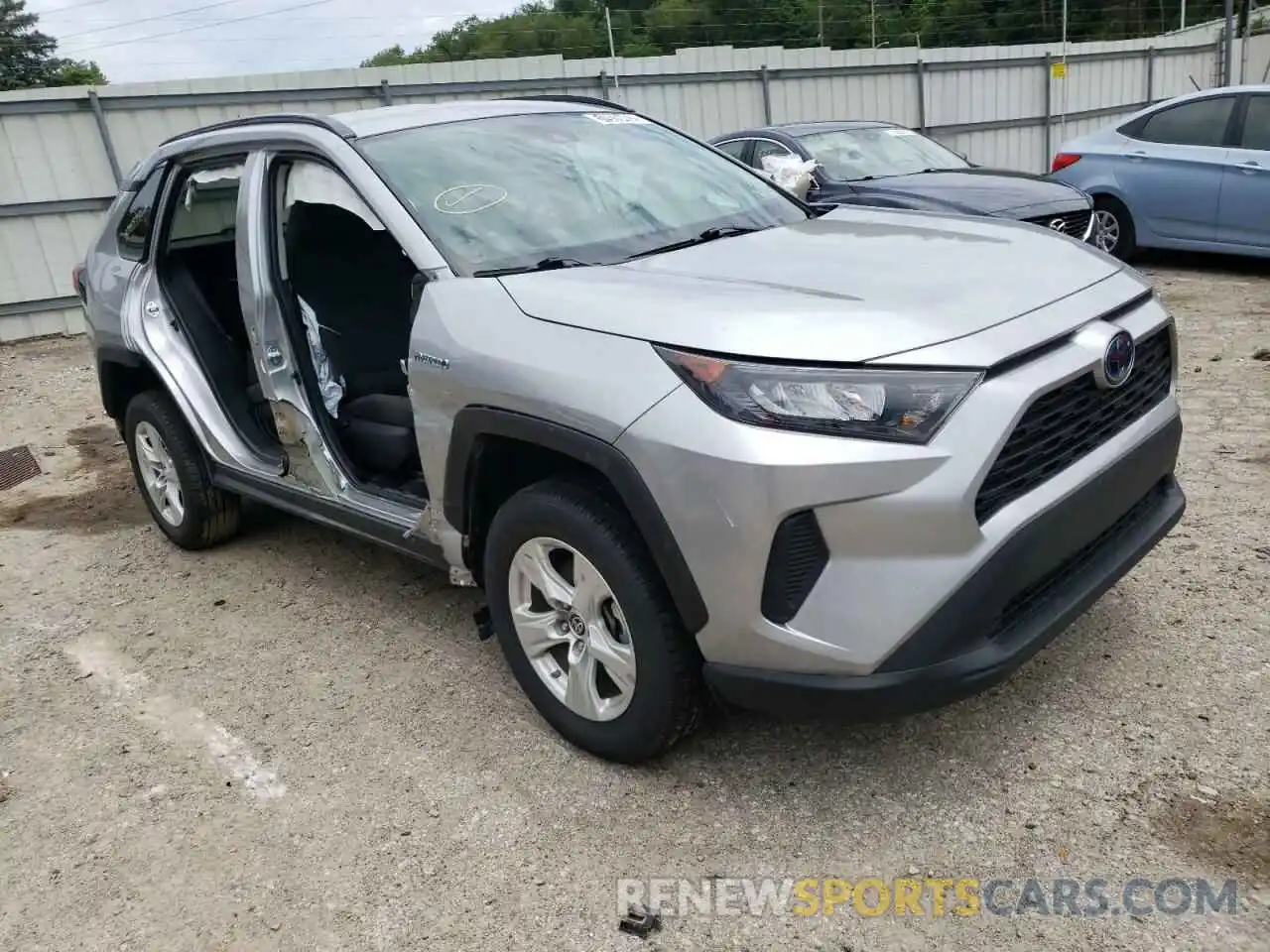 1 Photograph of a damaged car 4T3MWRFV4MU022866 TOYOTA RAV4 2021