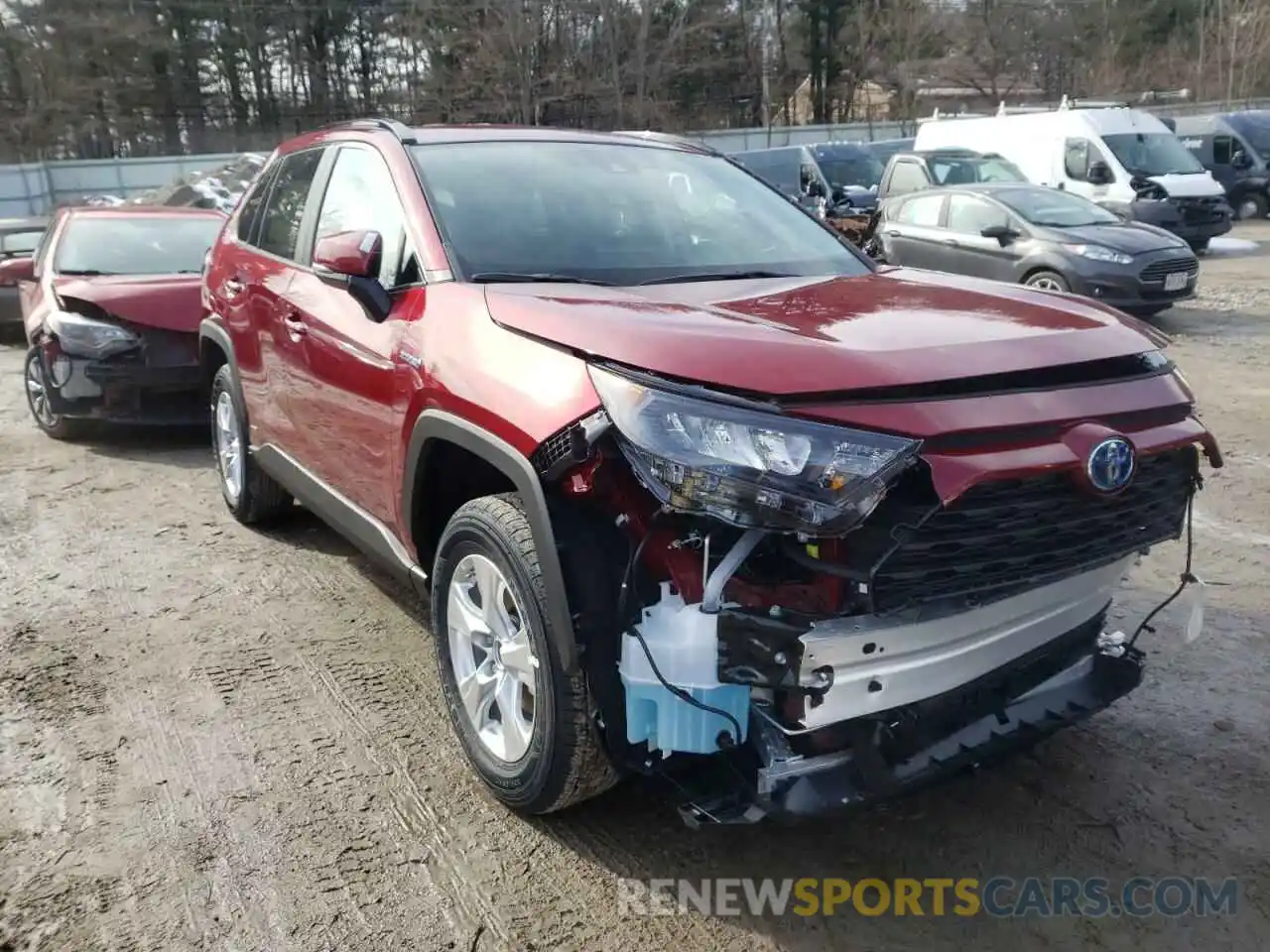 1 Photograph of a damaged car 4T3MWRFV4MU046309 TOYOTA RAV4 2021