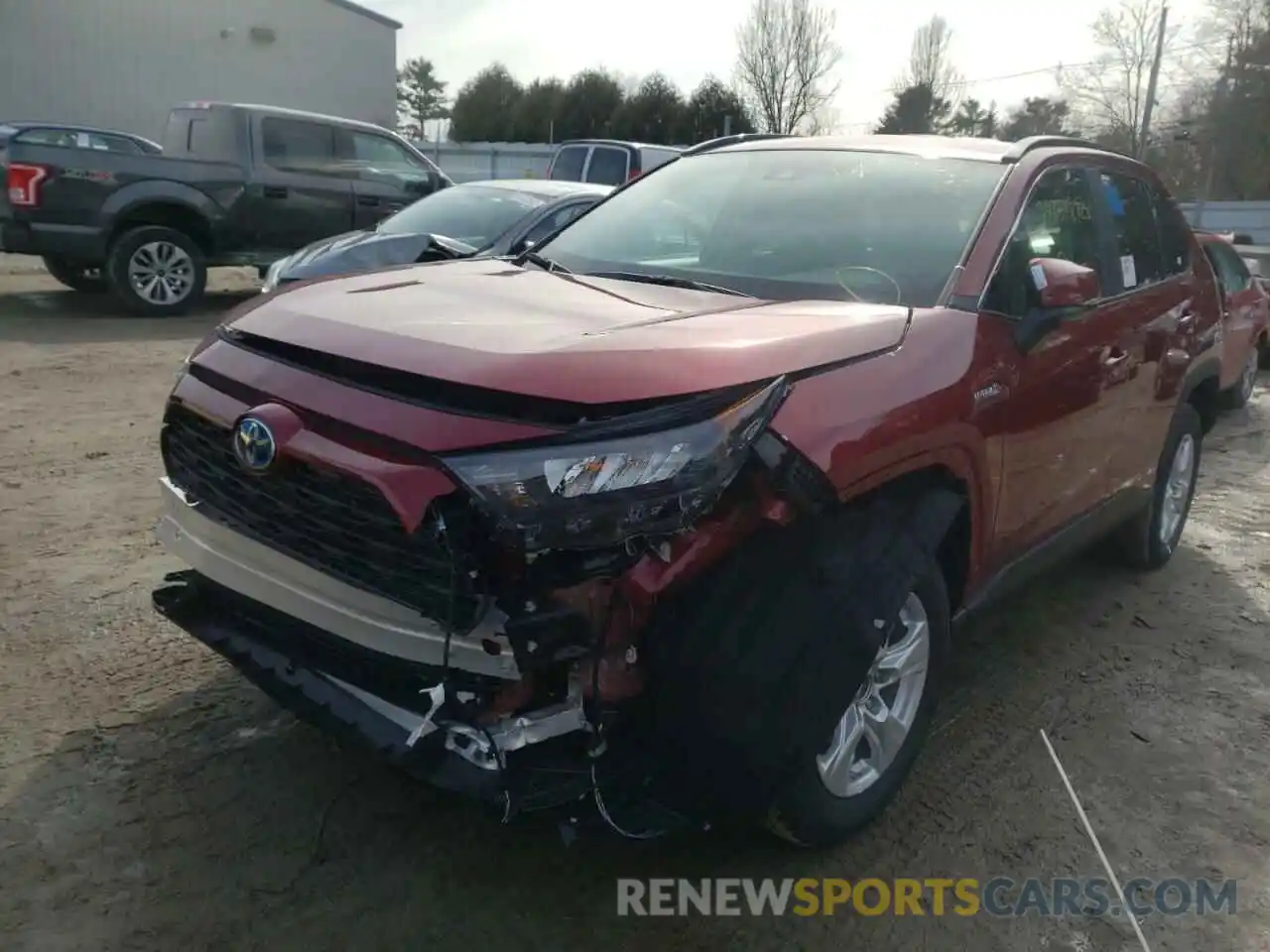 2 Photograph of a damaged car 4T3MWRFV4MU046309 TOYOTA RAV4 2021