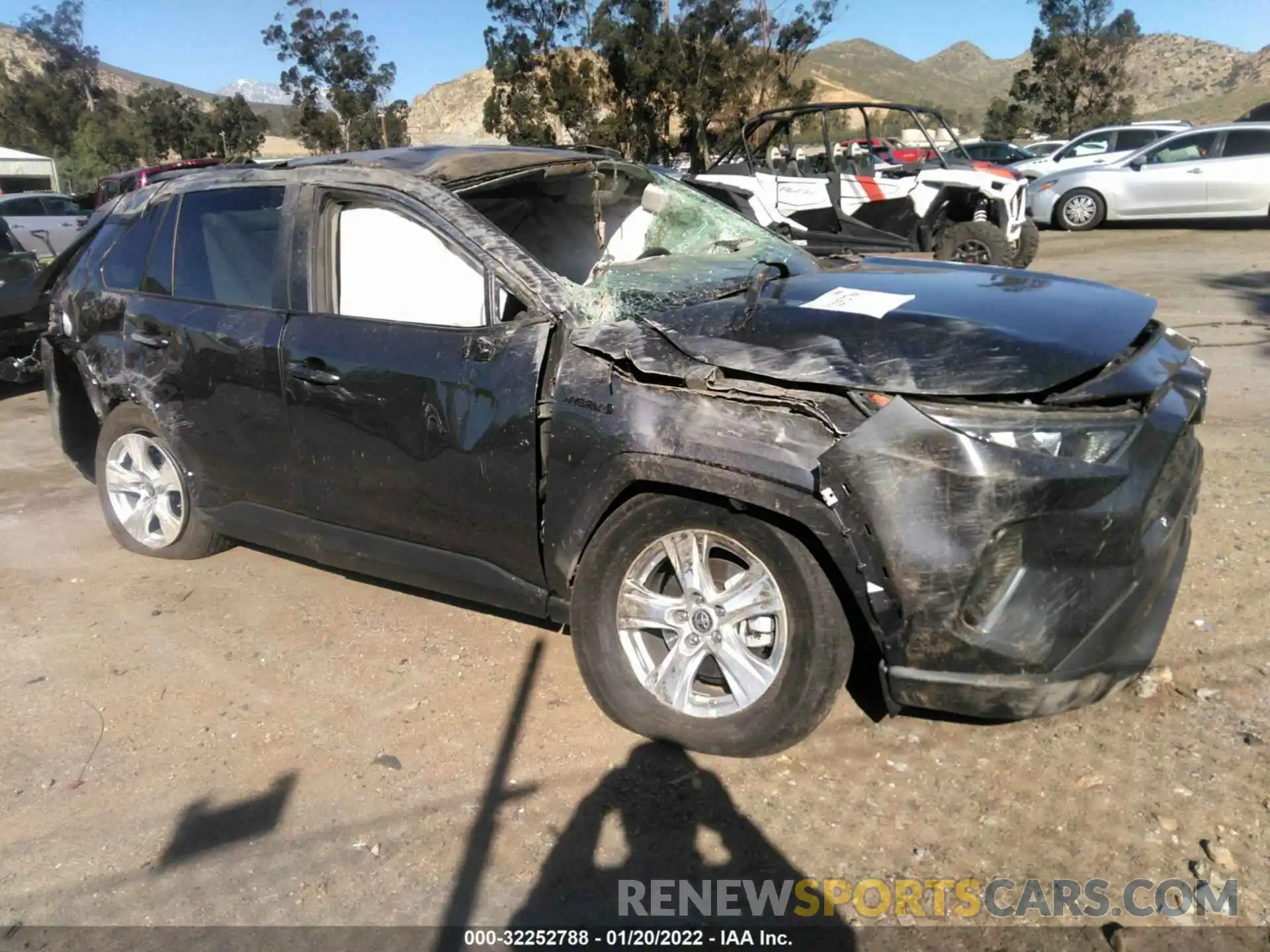 1 Photograph of a damaged car 4T3MWRFV5MU039854 TOYOTA RAV4 2021