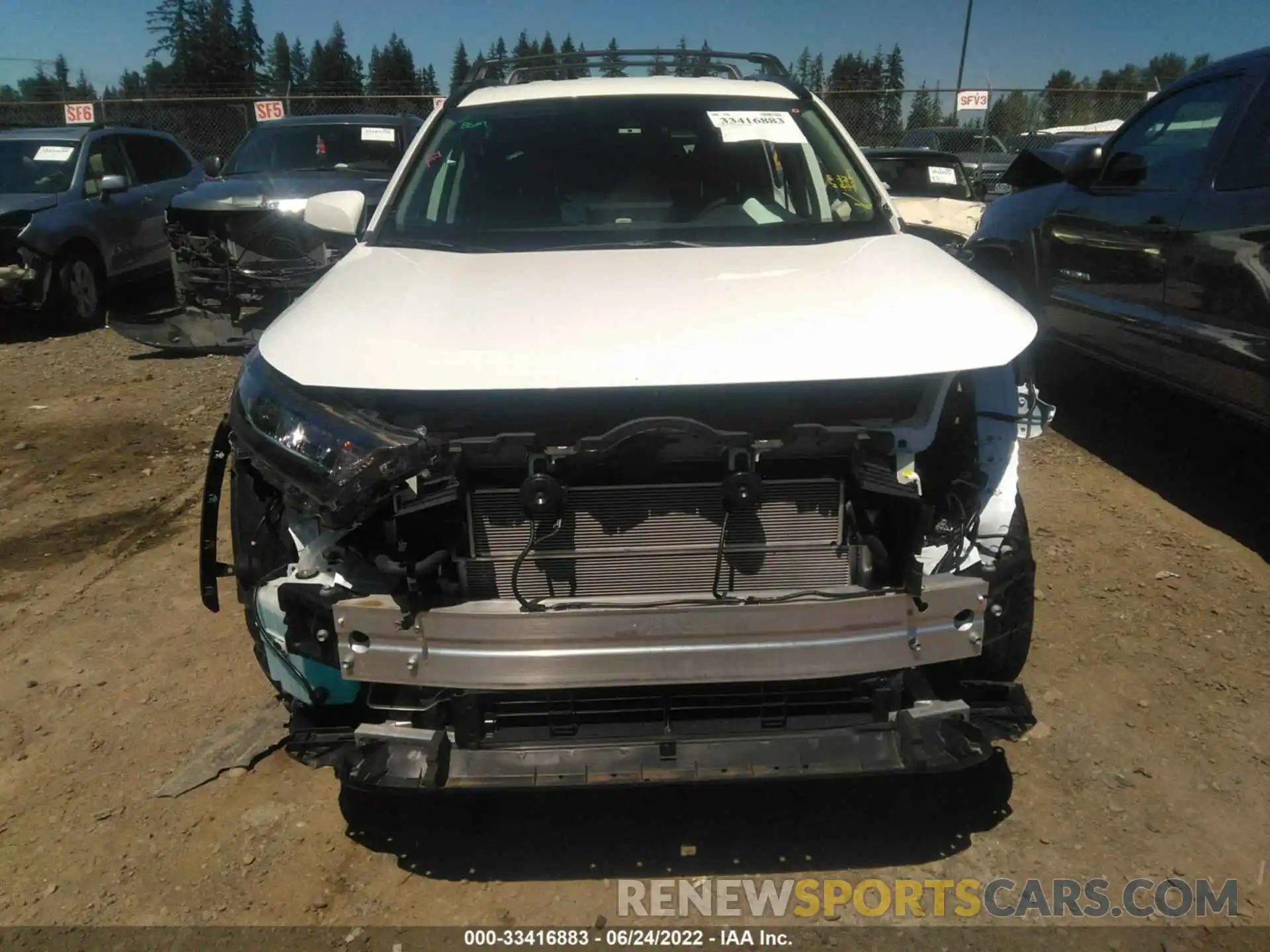 6 Photograph of a damaged car 4T3MWRFV5MU045847 TOYOTA RAV4 2021