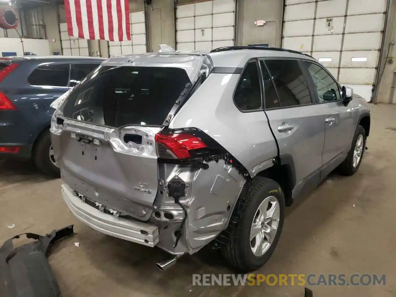 4 Photograph of a damaged car 4T3MWRFV6MU037725 TOYOTA RAV4 2021