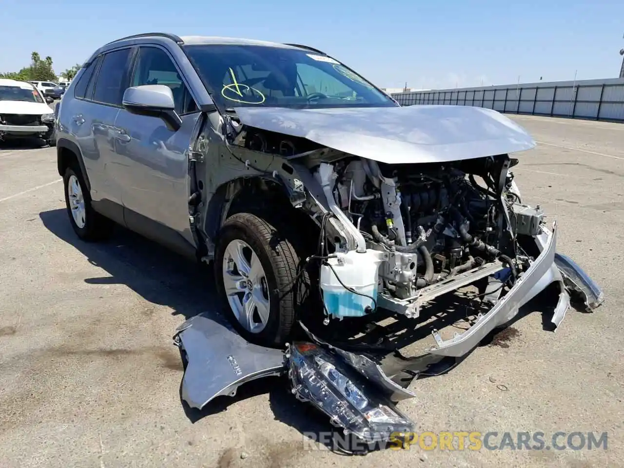 1 Photograph of a damaged car 4T3MWRFV6MU048210 TOYOTA RAV4 2021