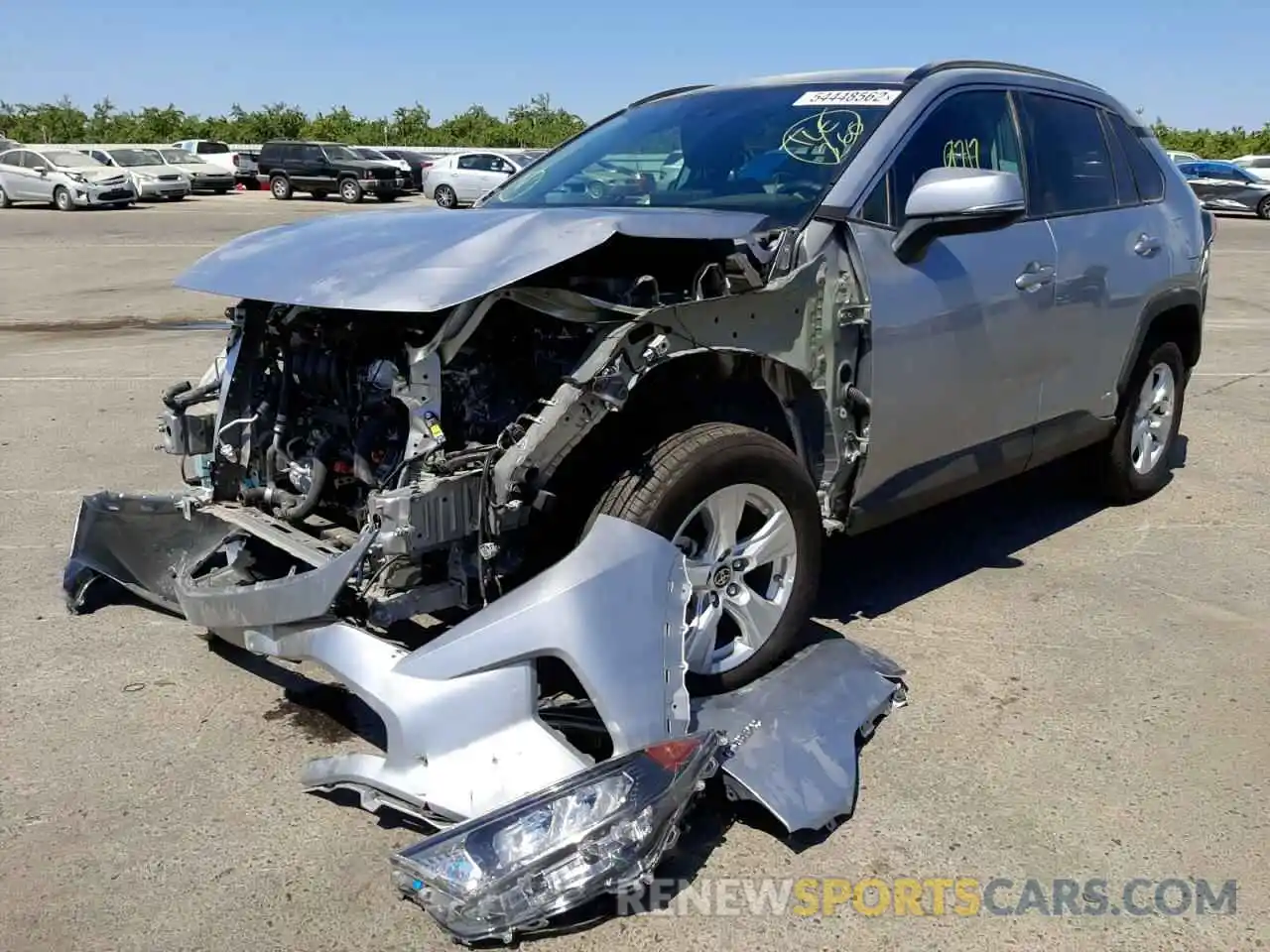 2 Photograph of a damaged car 4T3MWRFV6MU048210 TOYOTA RAV4 2021