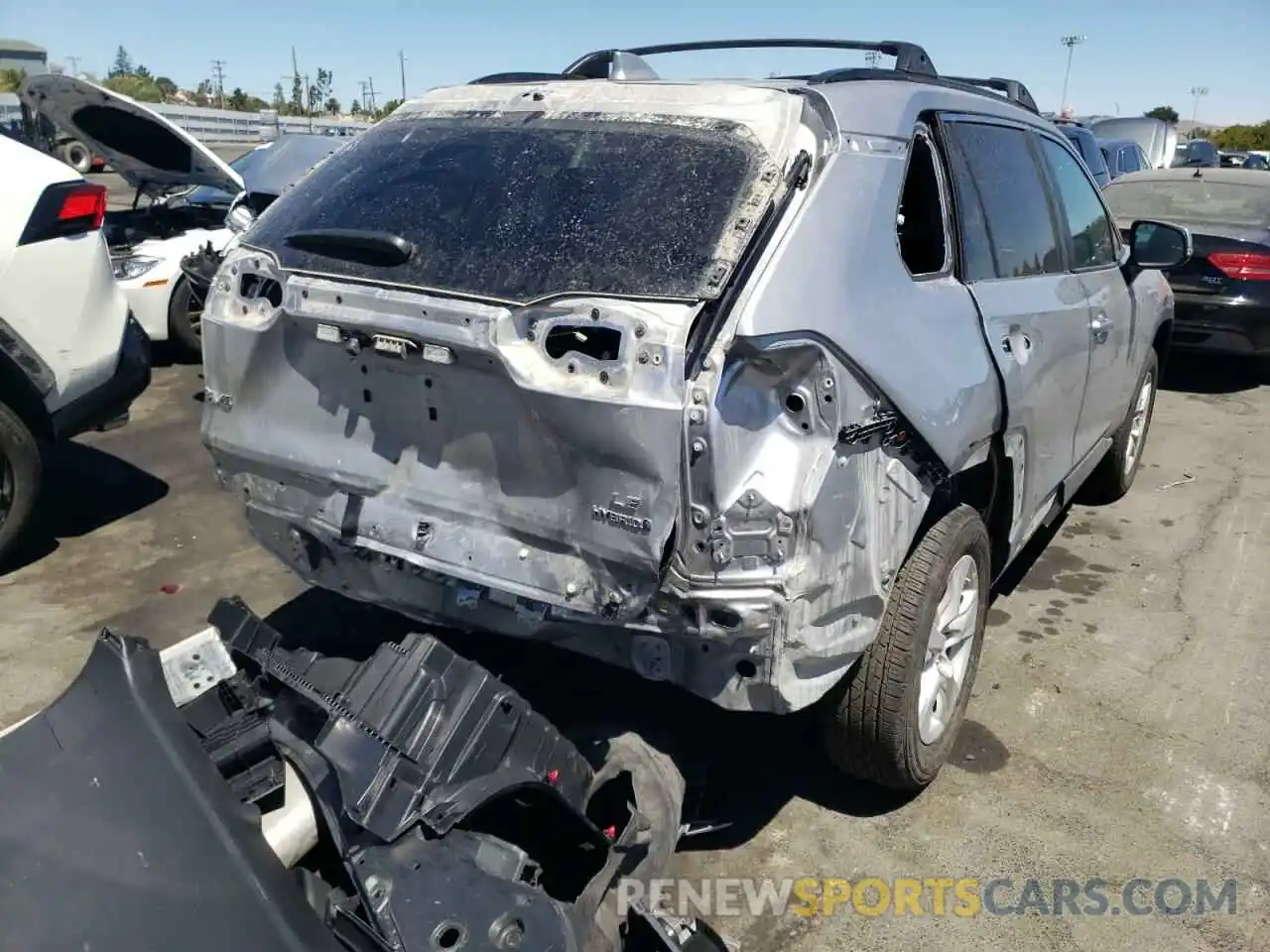 4 Photograph of a damaged car 4T3MWRFV7MU041248 TOYOTA RAV4 2021