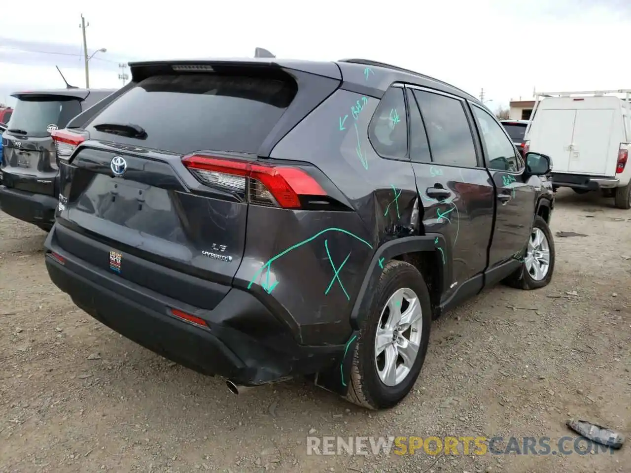 4 Photograph of a damaged car 4T3MWRFV9MU013211 TOYOTA RAV4 2021