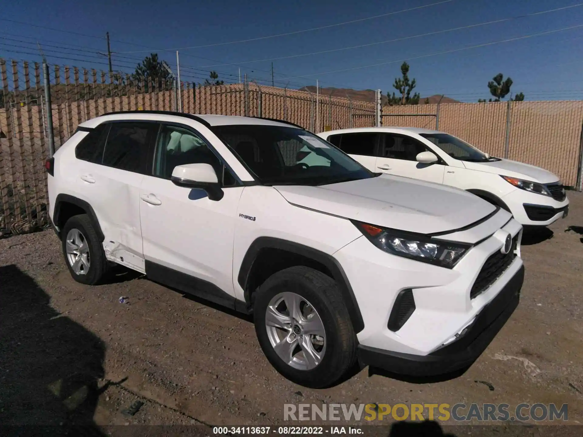 1 Photograph of a damaged car 4T3MWRFV9MU015248 TOYOTA RAV4 2021