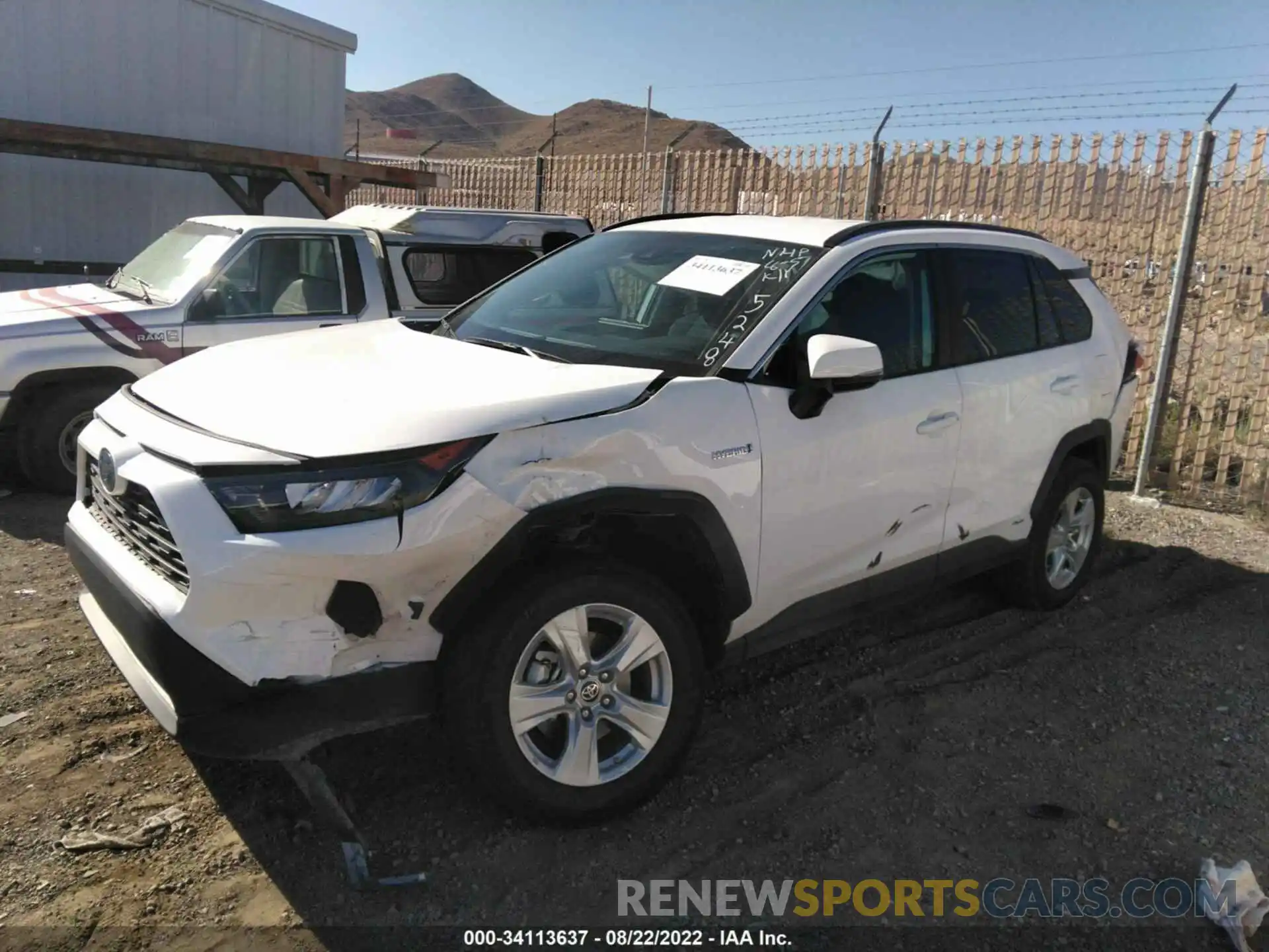 2 Photograph of a damaged car 4T3MWRFV9MU015248 TOYOTA RAV4 2021