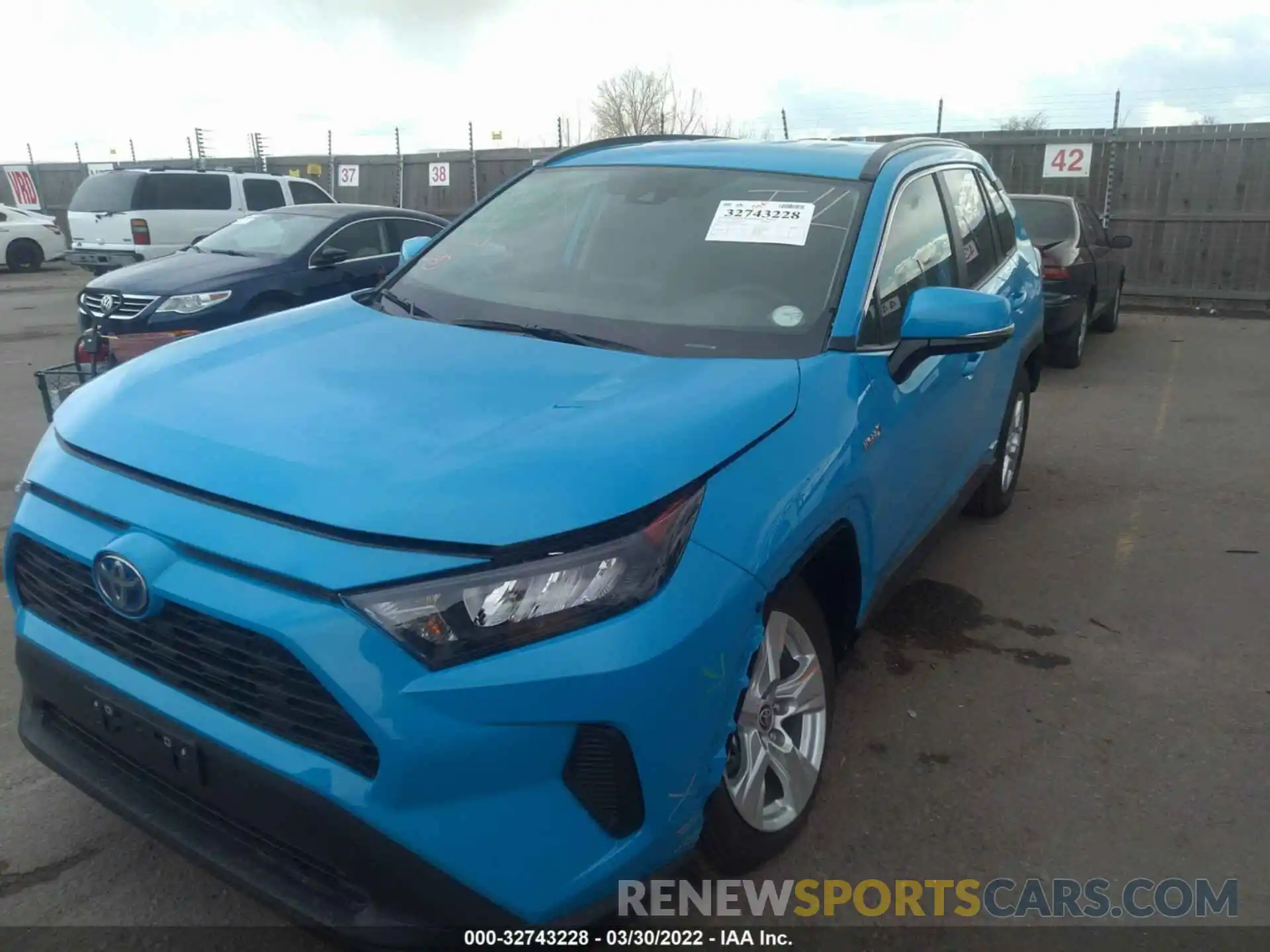 2 Photograph of a damaged car 4T3MWRFV9MU044832 TOYOTA RAV4 2021