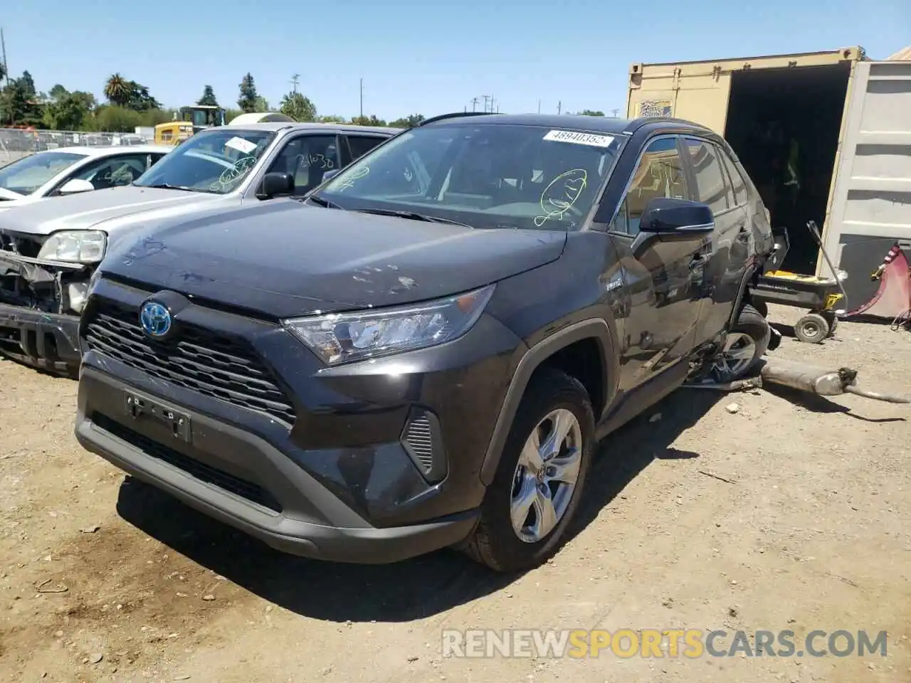 2 Photograph of a damaged car 4T3MWRFVXMU047786 TOYOTA RAV4 2021