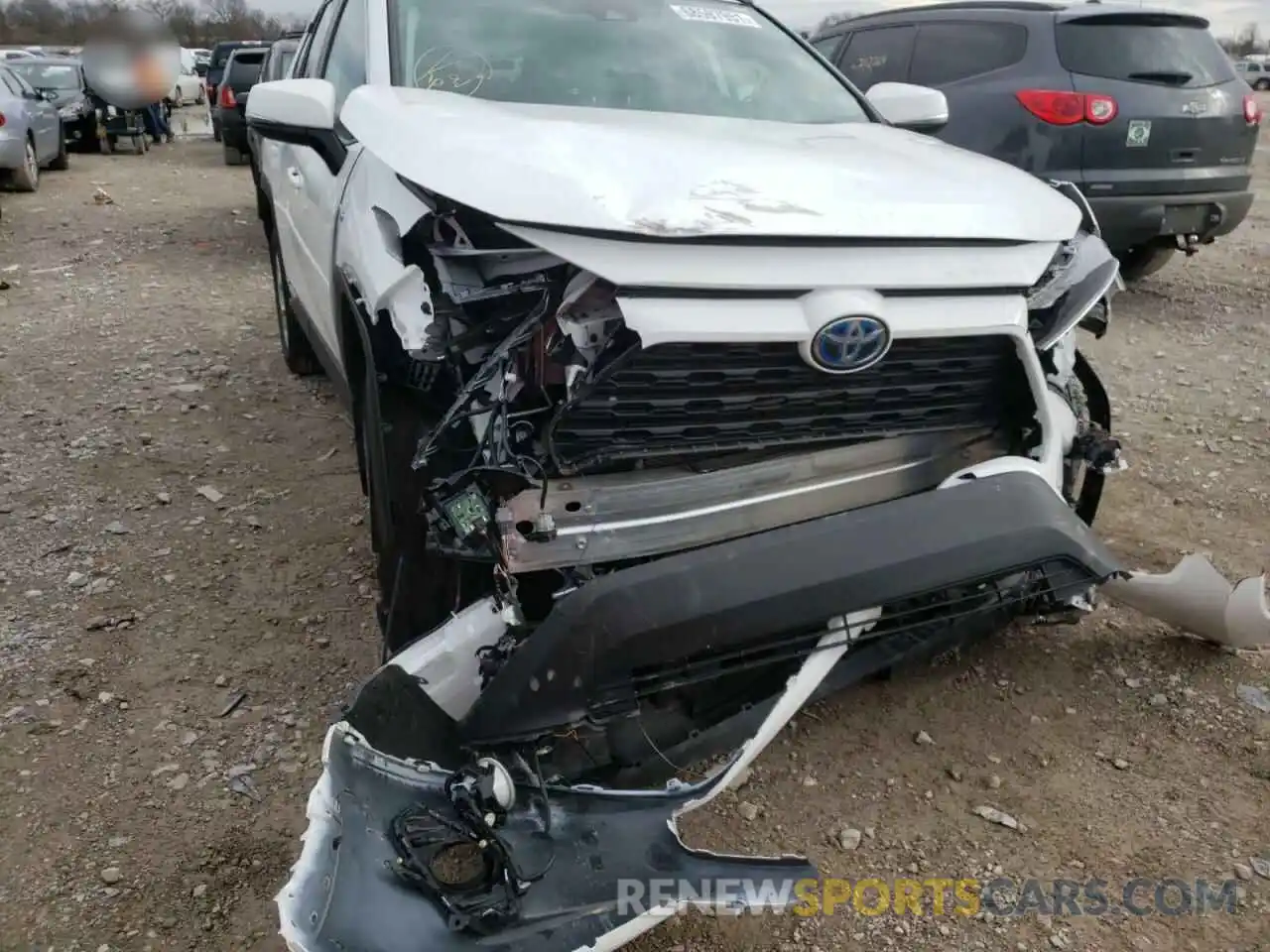 9 Photograph of a damaged car 4T3R6RFV0MU007335 TOYOTA RAV4 2021