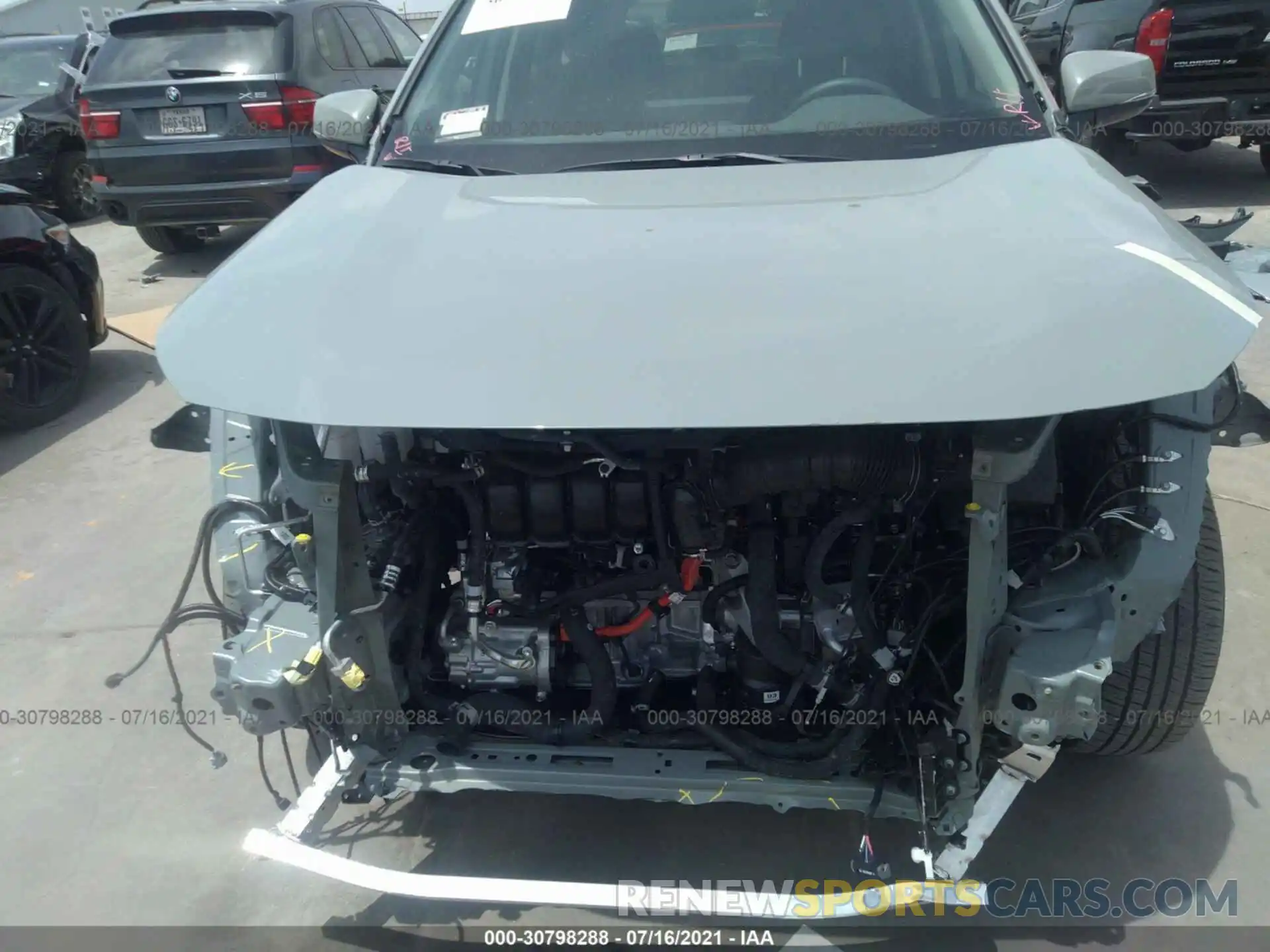 6 Фотография поврежденного автомобиля 4T3R6RFV0MU014561 TOYOTA RAV4 2021