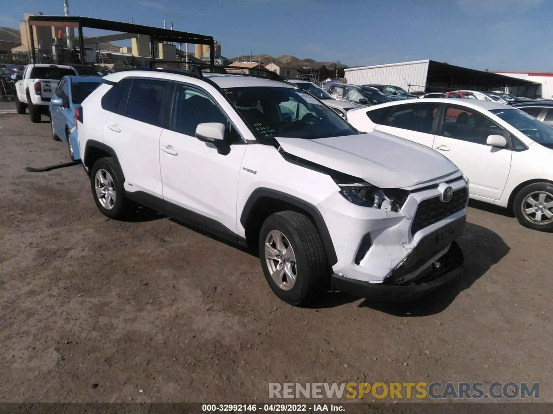 1 Фотография поврежденного автомобиля 4T3R6RFV0MU017217 TOYOTA RAV4 2021