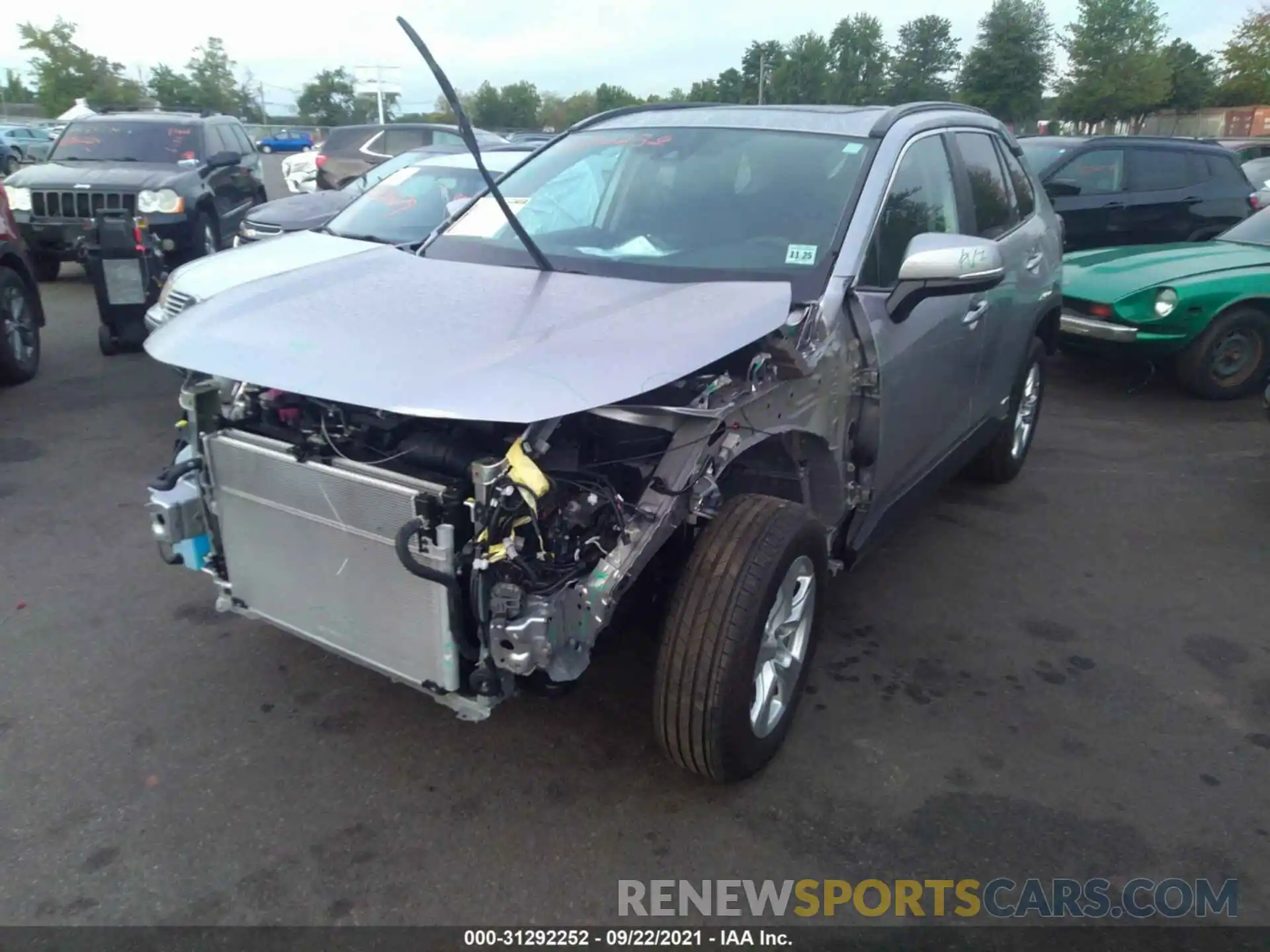 2 Photograph of a damaged car 4T3R6RFV0MU017363 TOYOTA RAV4 2021