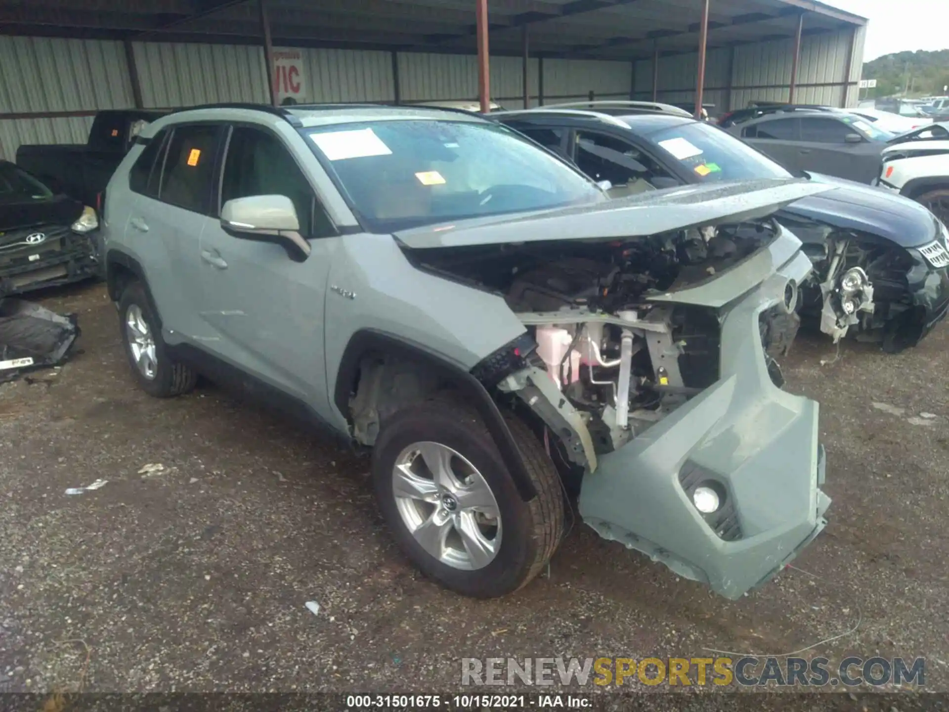 1 Фотография поврежденного автомобиля 4T3R6RFV0MU025995 TOYOTA RAV4 2021