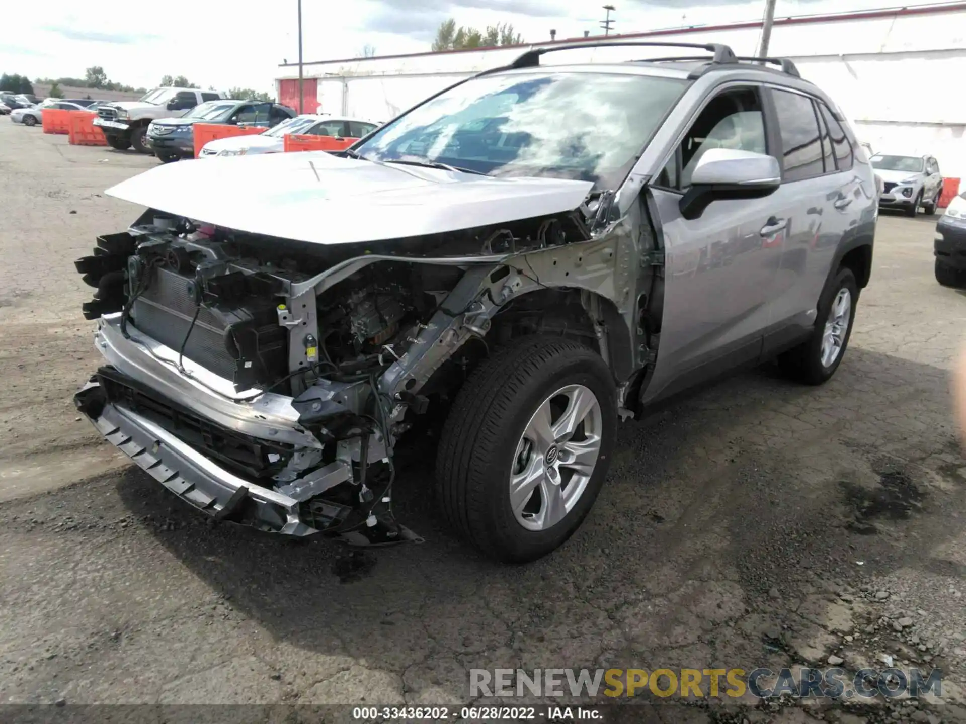 2 Photograph of a damaged car 4T3R6RFV0MU026791 TOYOTA RAV4 2021