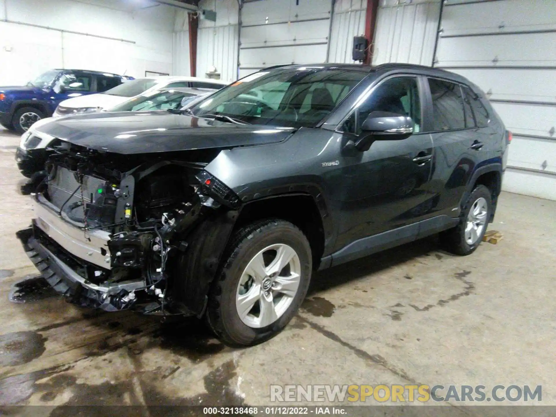 2 Photograph of a damaged car 4T3R6RFV1MU008185 TOYOTA RAV4 2021