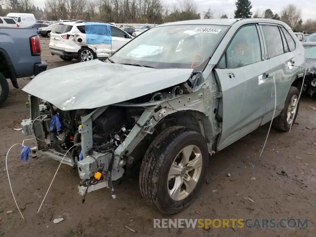 2 Фотография поврежденного автомобиля 4T3R6RFV1MU029618 TOYOTA RAV4 2021