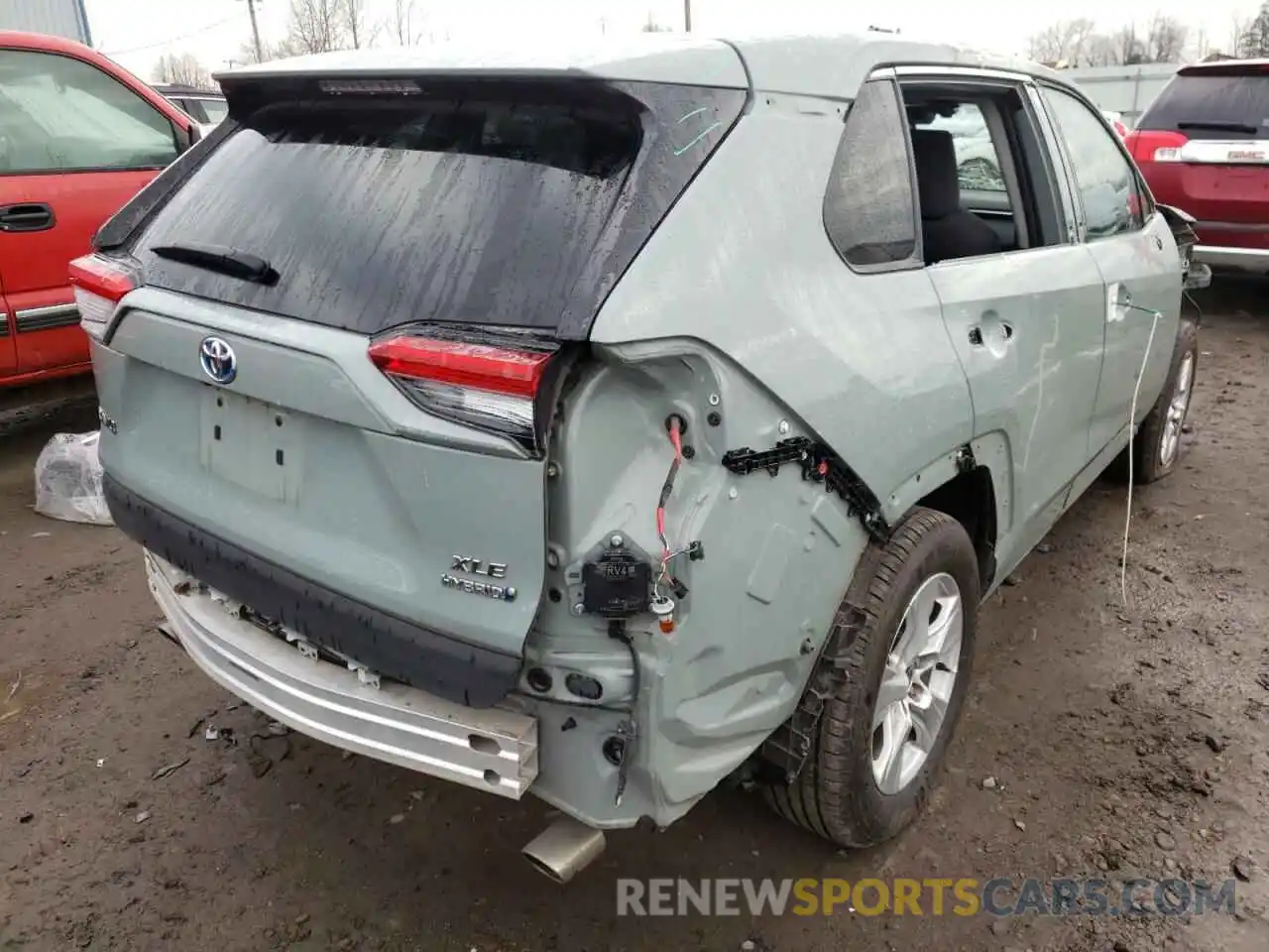 4 Фотография поврежденного автомобиля 4T3R6RFV1MU029618 TOYOTA RAV4 2021