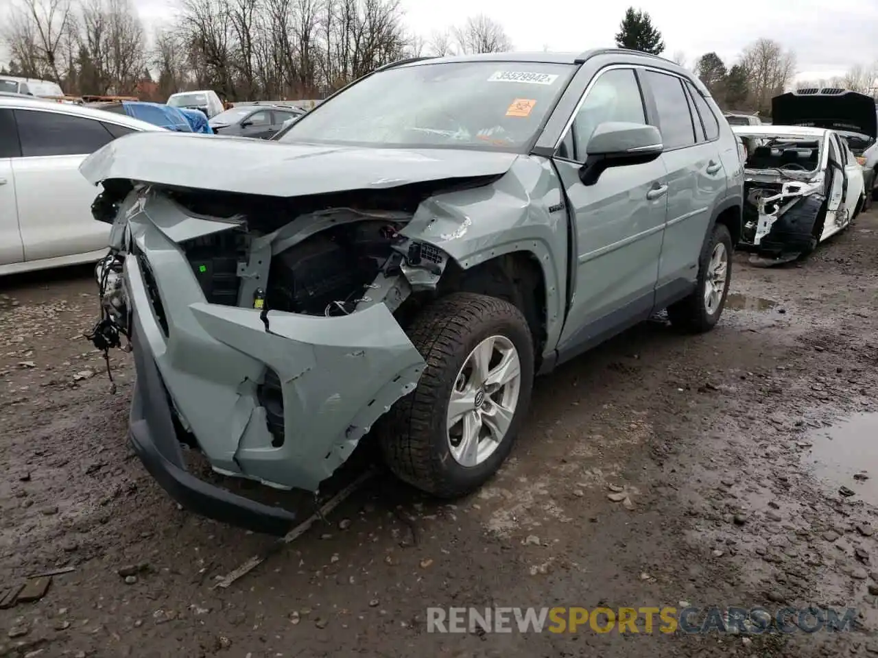 2 Photograph of a damaged car 4T3R6RFV2MU014769 TOYOTA RAV4 2021