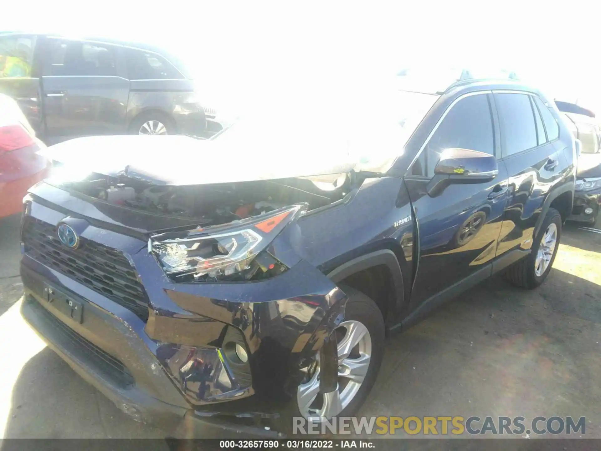 2 Photograph of a damaged car 4T3R6RFV2MU028411 TOYOTA RAV4 2021