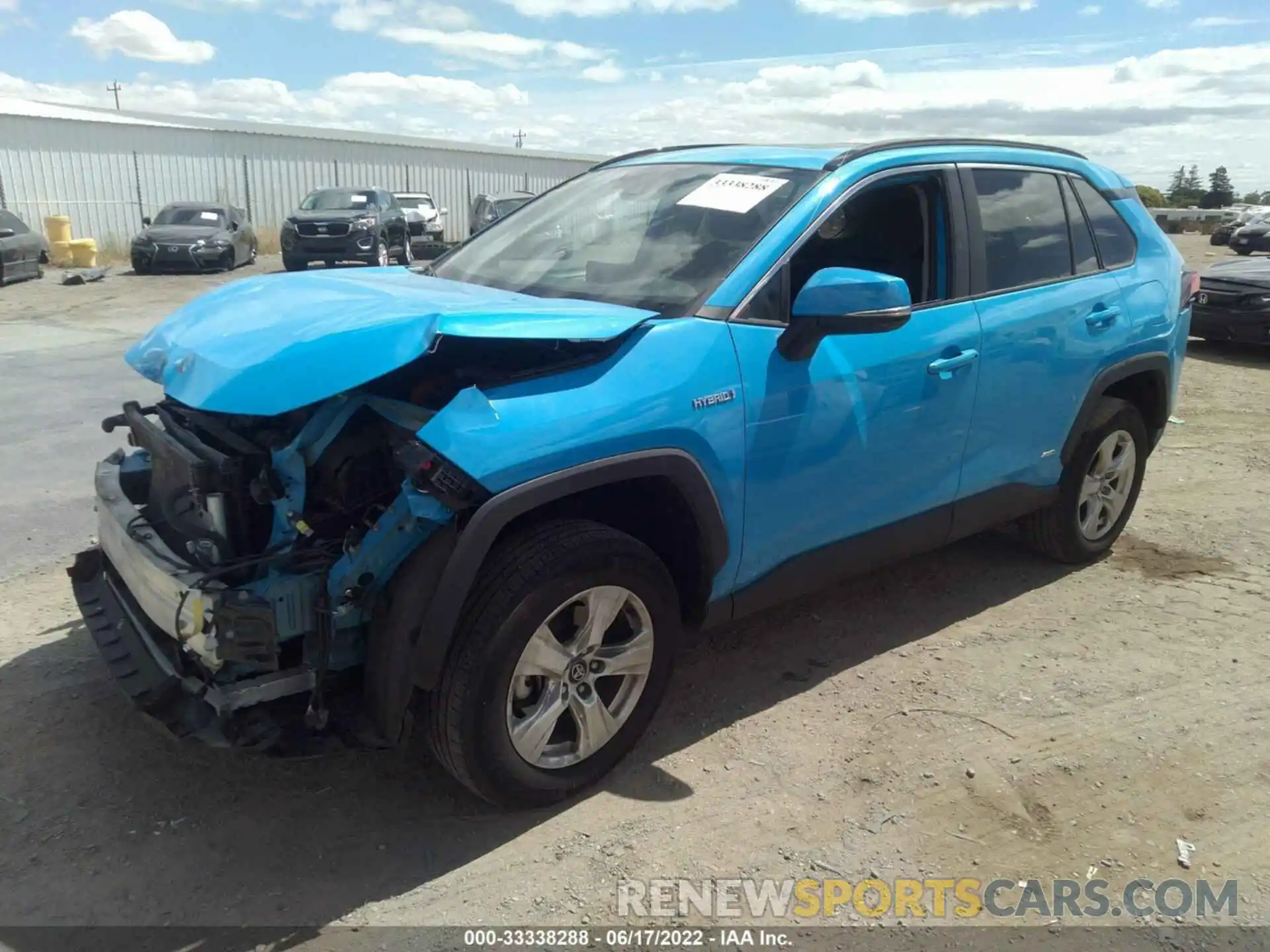 2 Photograph of a damaged car 4T3R6RFV3MU009502 TOYOTA RAV4 2021