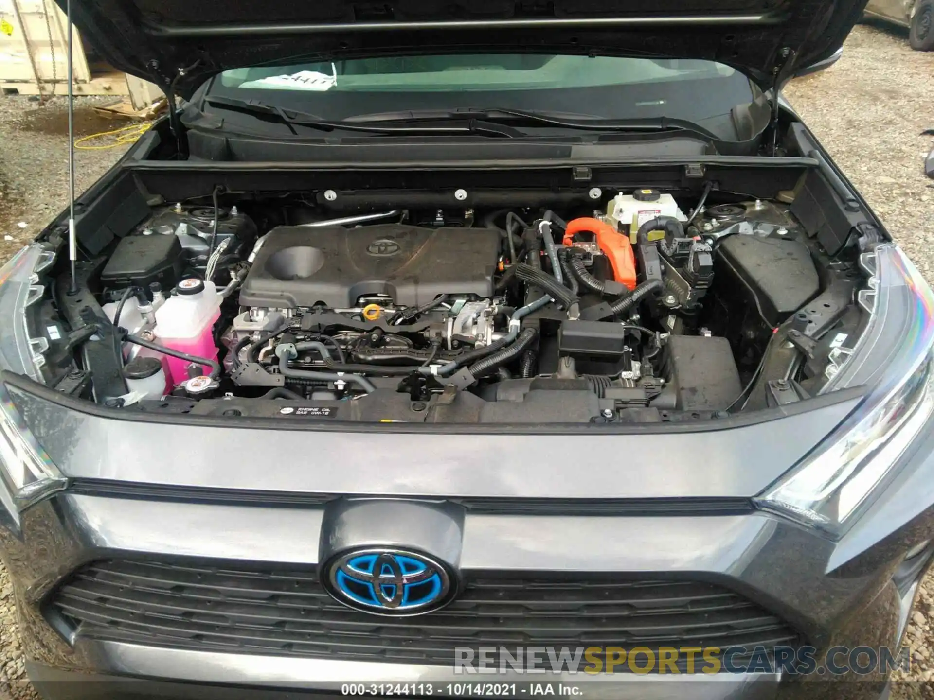 10 Фотография поврежденного автомобиля 4T3R6RFV3MU017387 TOYOTA RAV4 2021