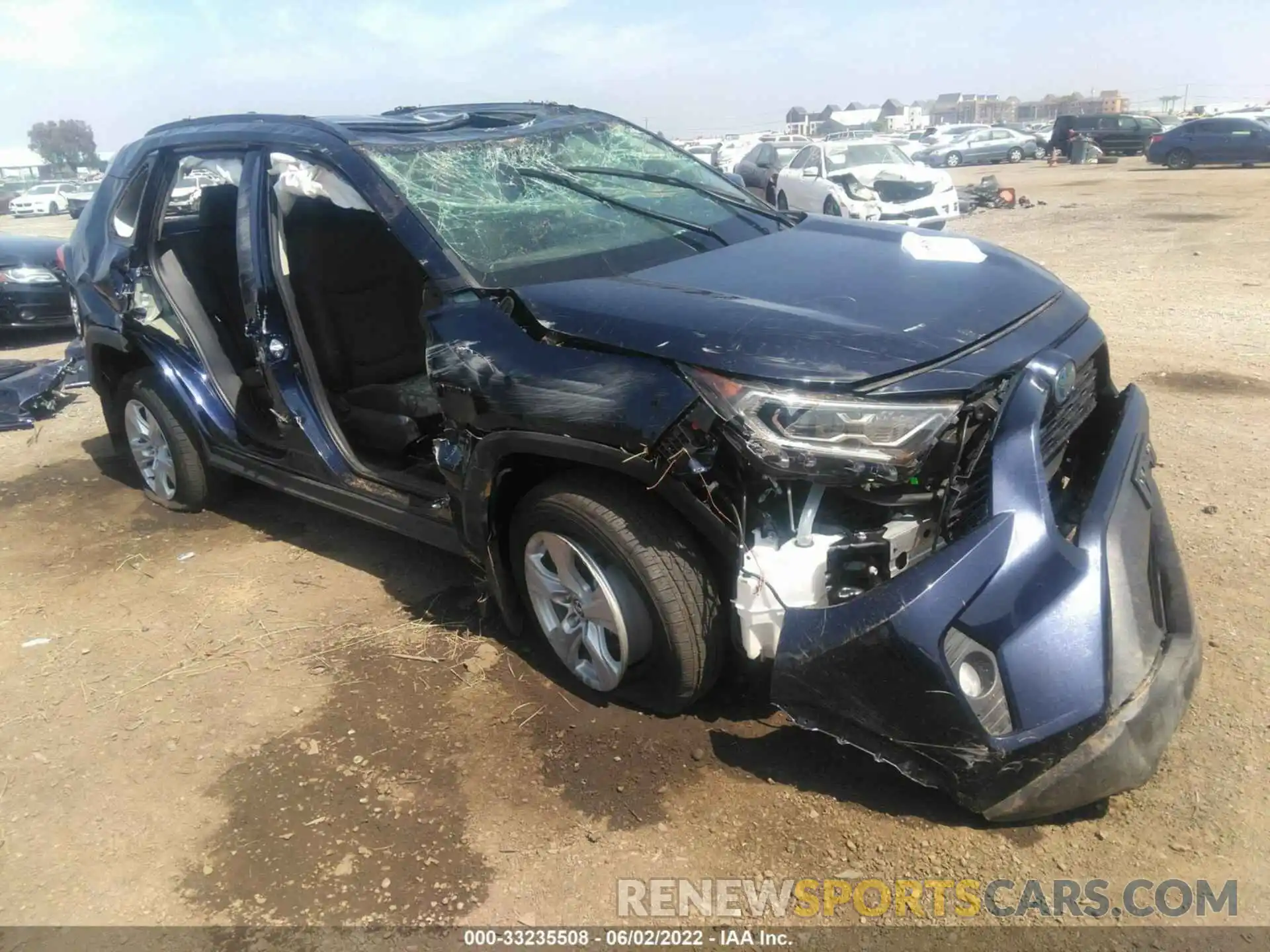 1 Photograph of a damaged car 4T3R6RFV3MU024842 TOYOTA RAV4 2021