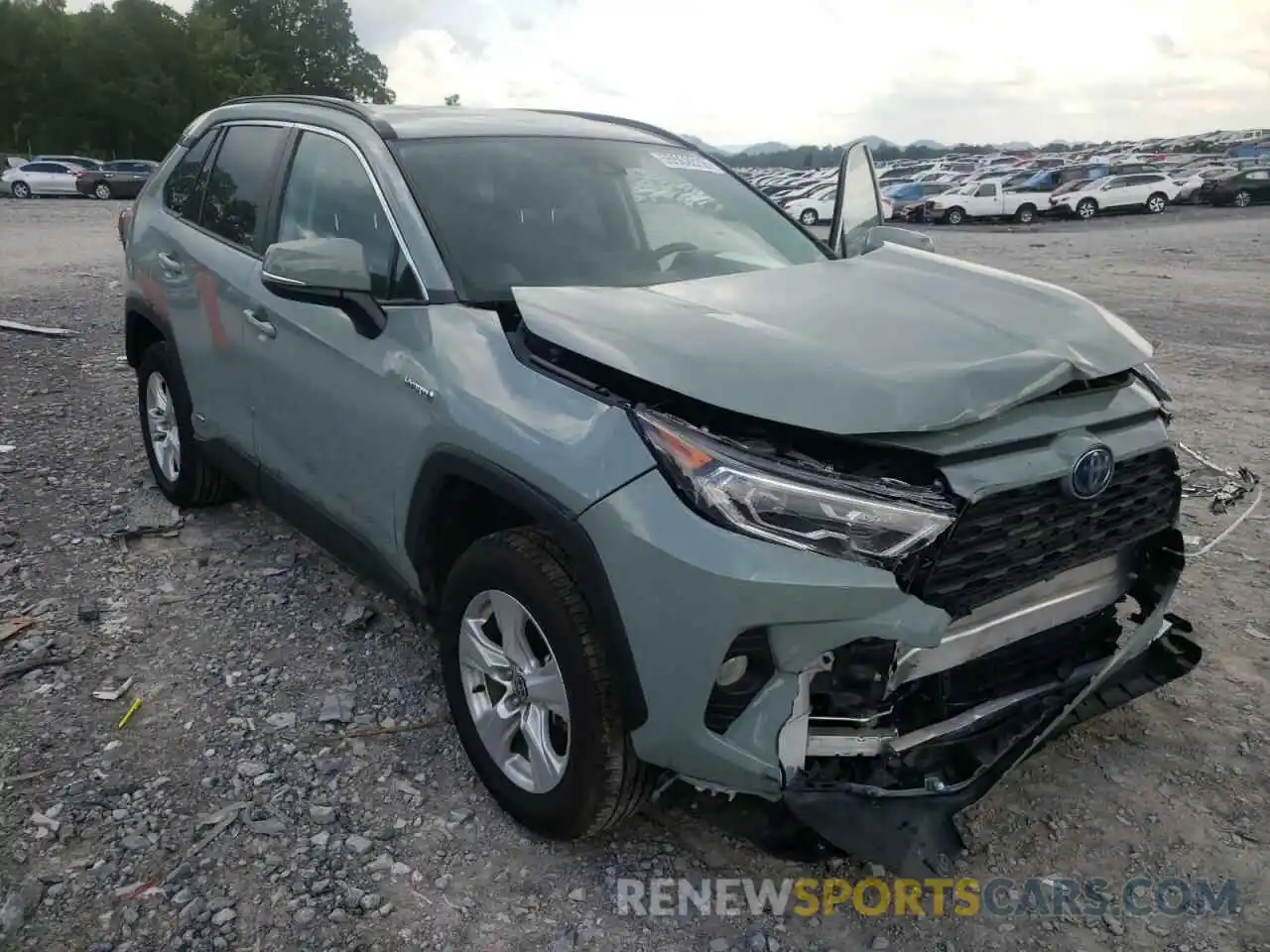 1 Фотография поврежденного автомобиля 4T3R6RFV3MU031337 TOYOTA RAV4 2021