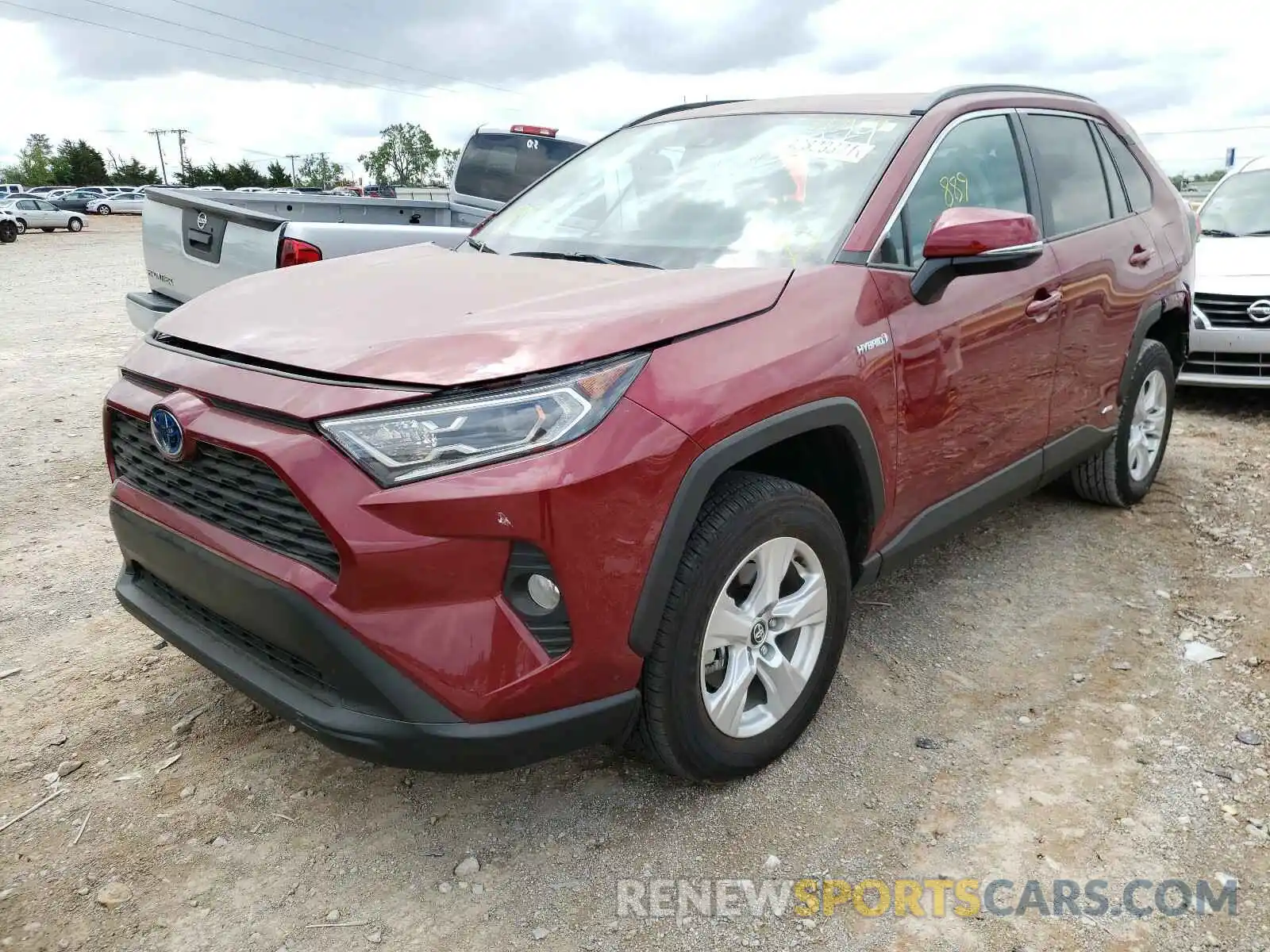 2 Фотография поврежденного автомобиля 4T3R6RFV4MU023179 TOYOTA RAV4 2021