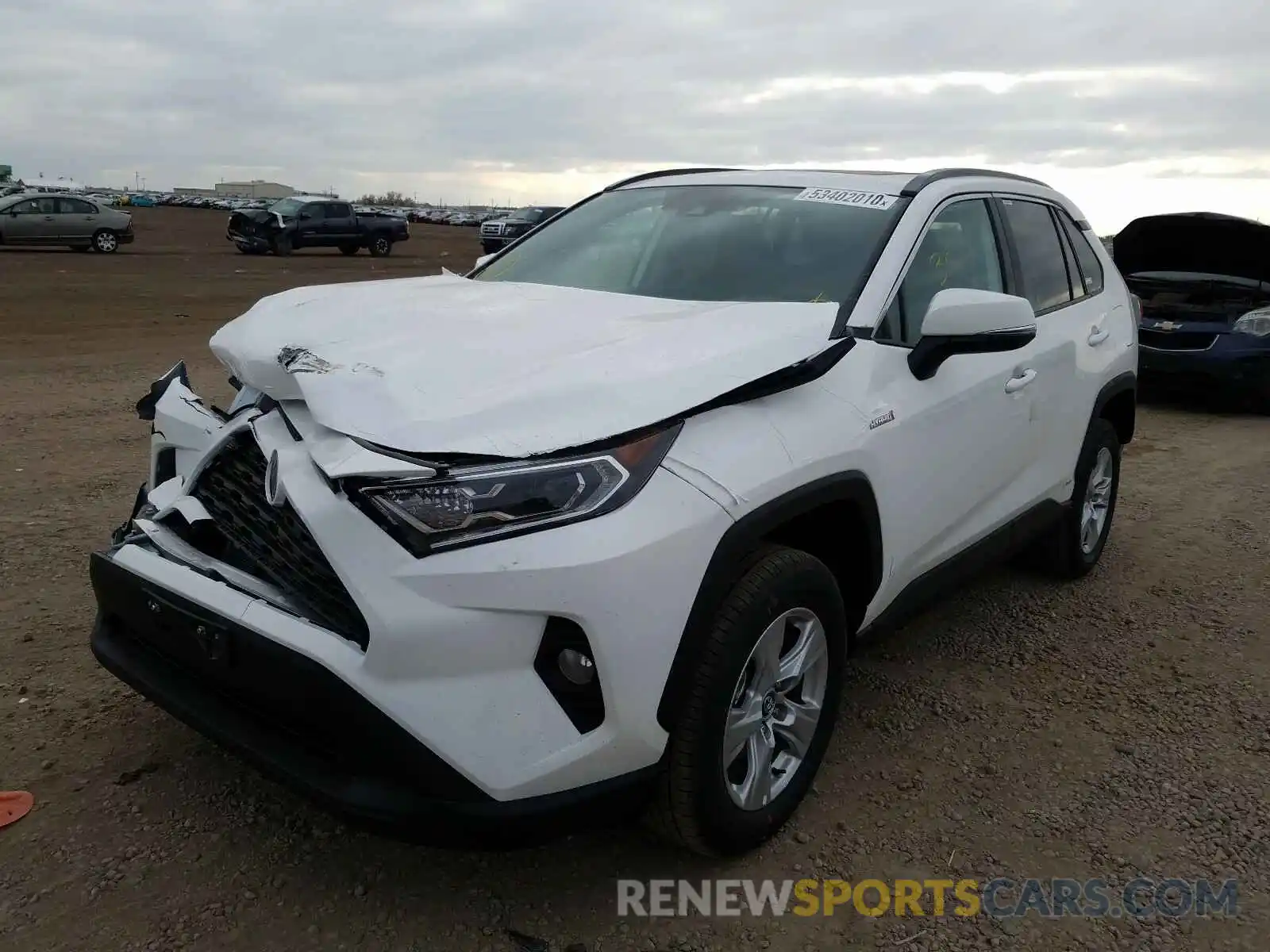 2 Photograph of a damaged car 4T3R6RFV5MU007315 TOYOTA RAV4 2021