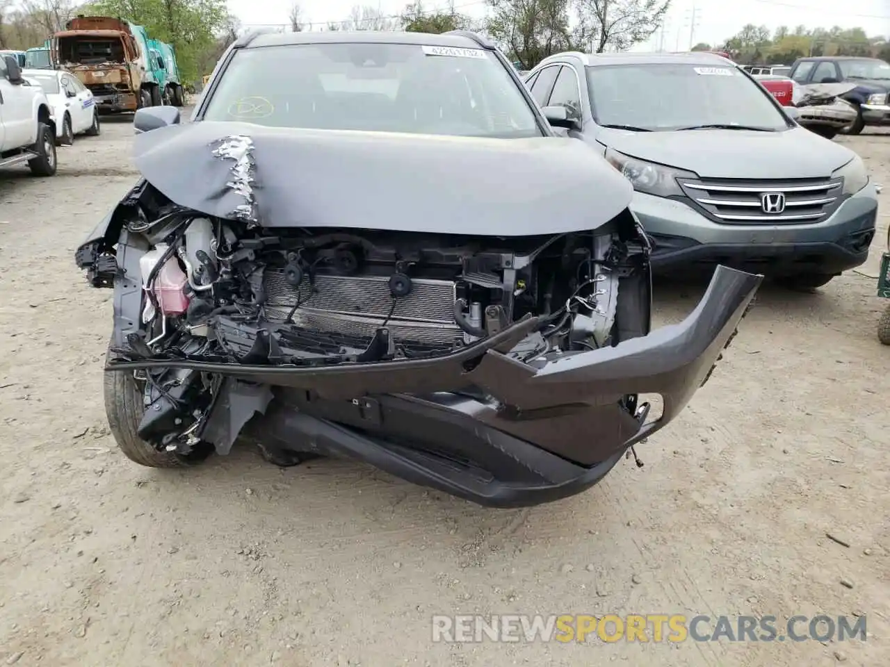 9 Photograph of a damaged car 4T3R6RFV5MU012921 TOYOTA RAV4 2021