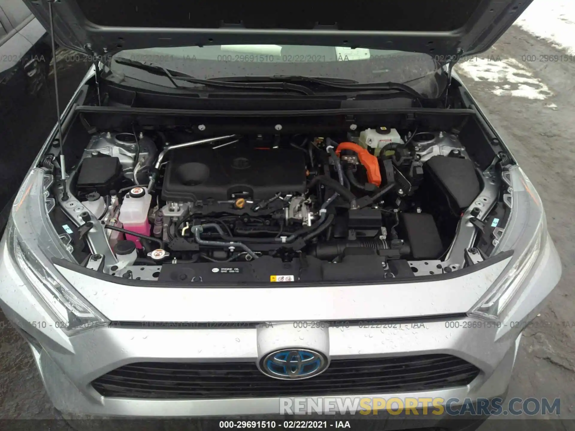 10 Фотография поврежденного автомобиля 4T3R6RFV5MU016855 TOYOTA RAV4 2021