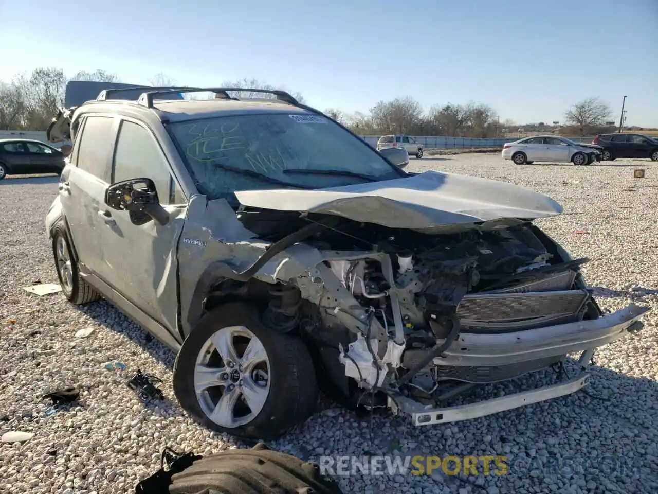 1 Photograph of a damaged car 4T3R6RFV5MU029167 TOYOTA RAV4 2021