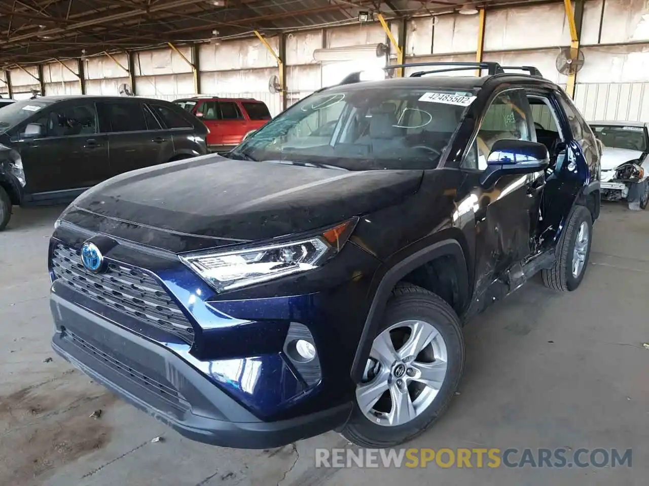 2 Photograph of a damaged car 4T3R6RFV6MU011745 TOYOTA RAV4 2021