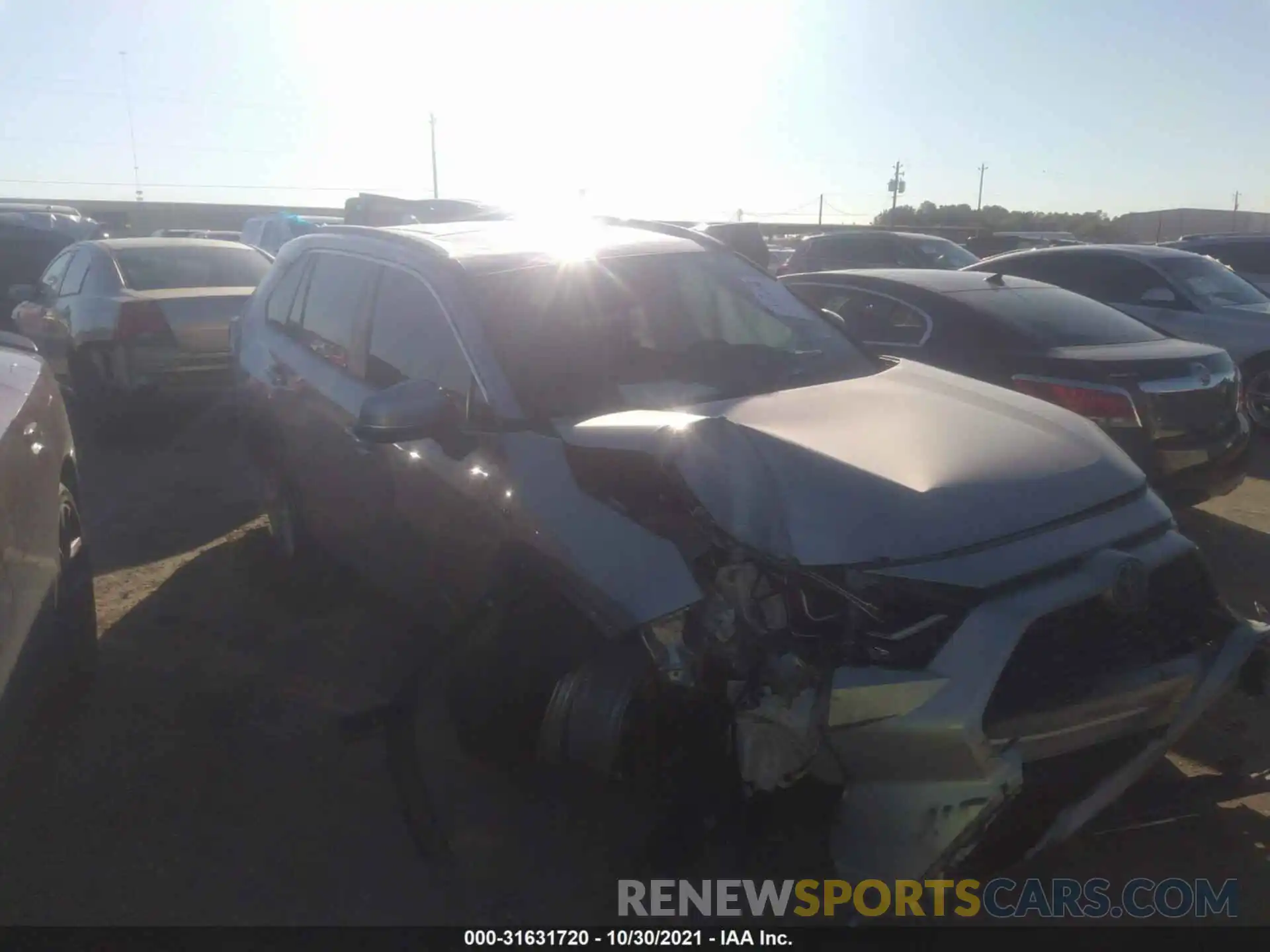 1 Photograph of a damaged car 4T3R6RFV7MU029980 TOYOTA RAV4 2021