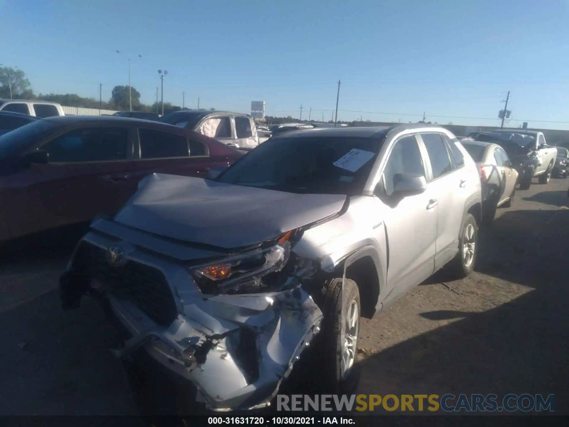 2 Photograph of a damaged car 4T3R6RFV7MU029980 TOYOTA RAV4 2021