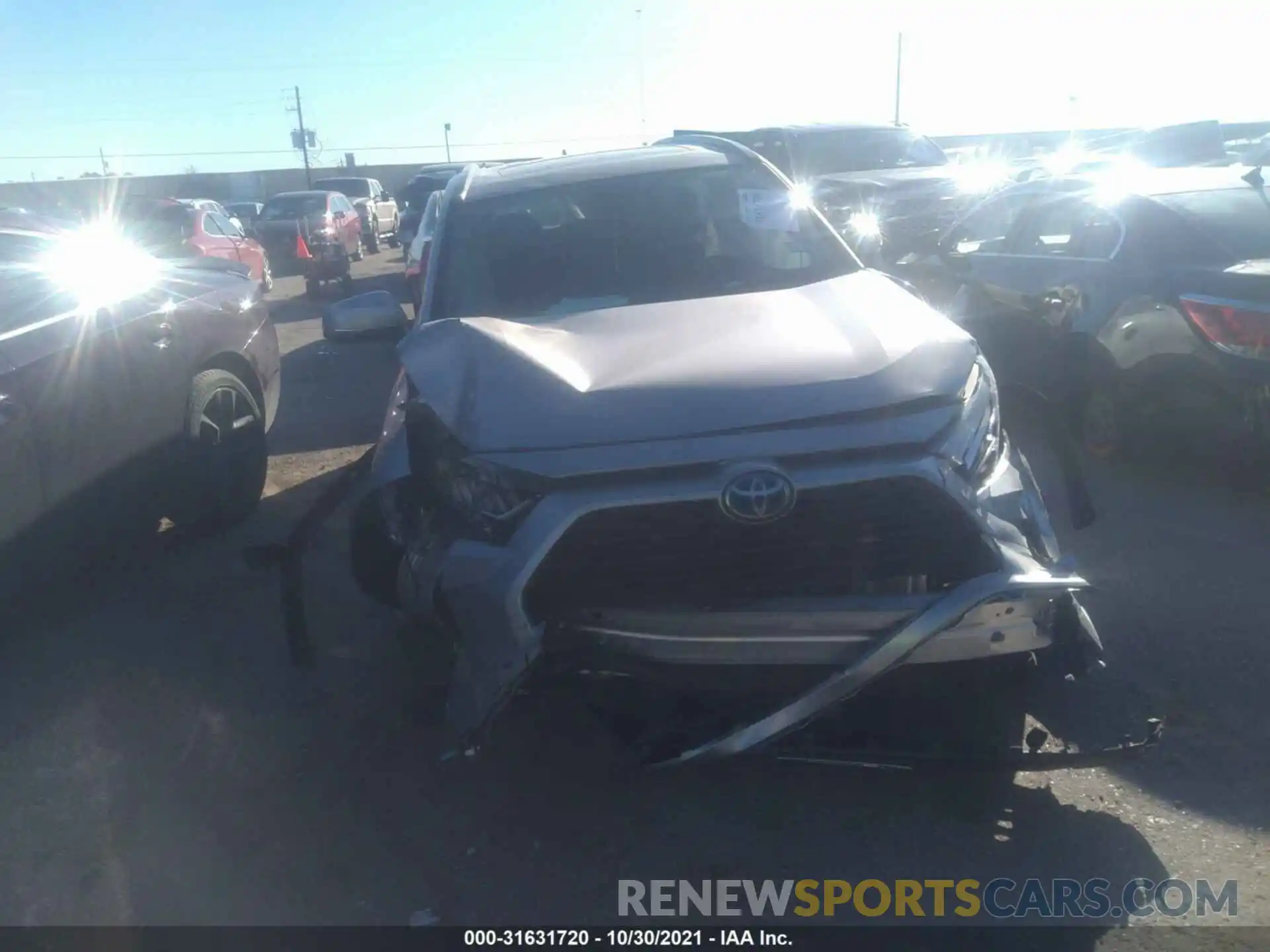 6 Photograph of a damaged car 4T3R6RFV7MU029980 TOYOTA RAV4 2021