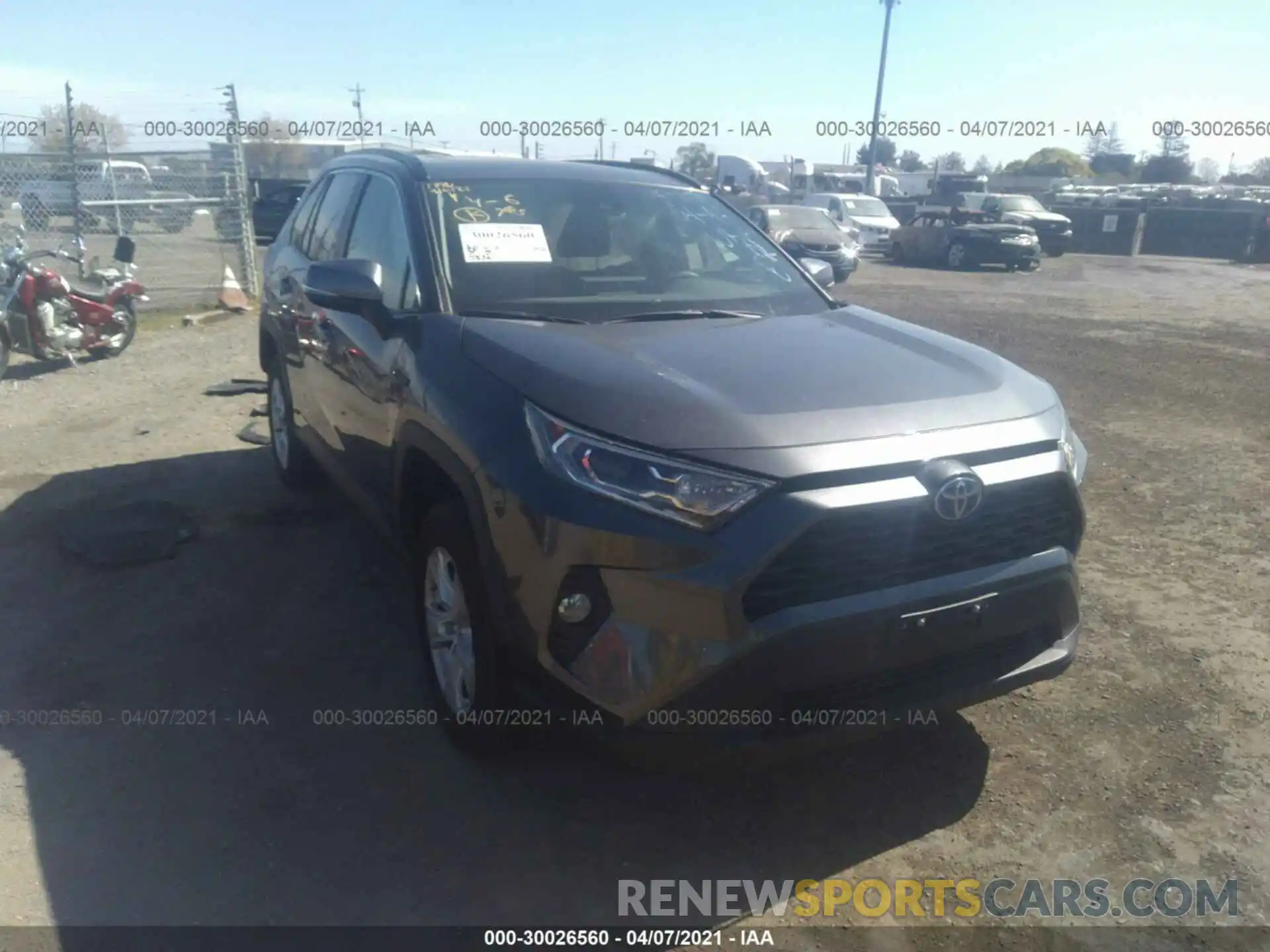 1 Фотография поврежденного автомобиля 4T3R6RFV8MU008037 TOYOTA RAV4 2021