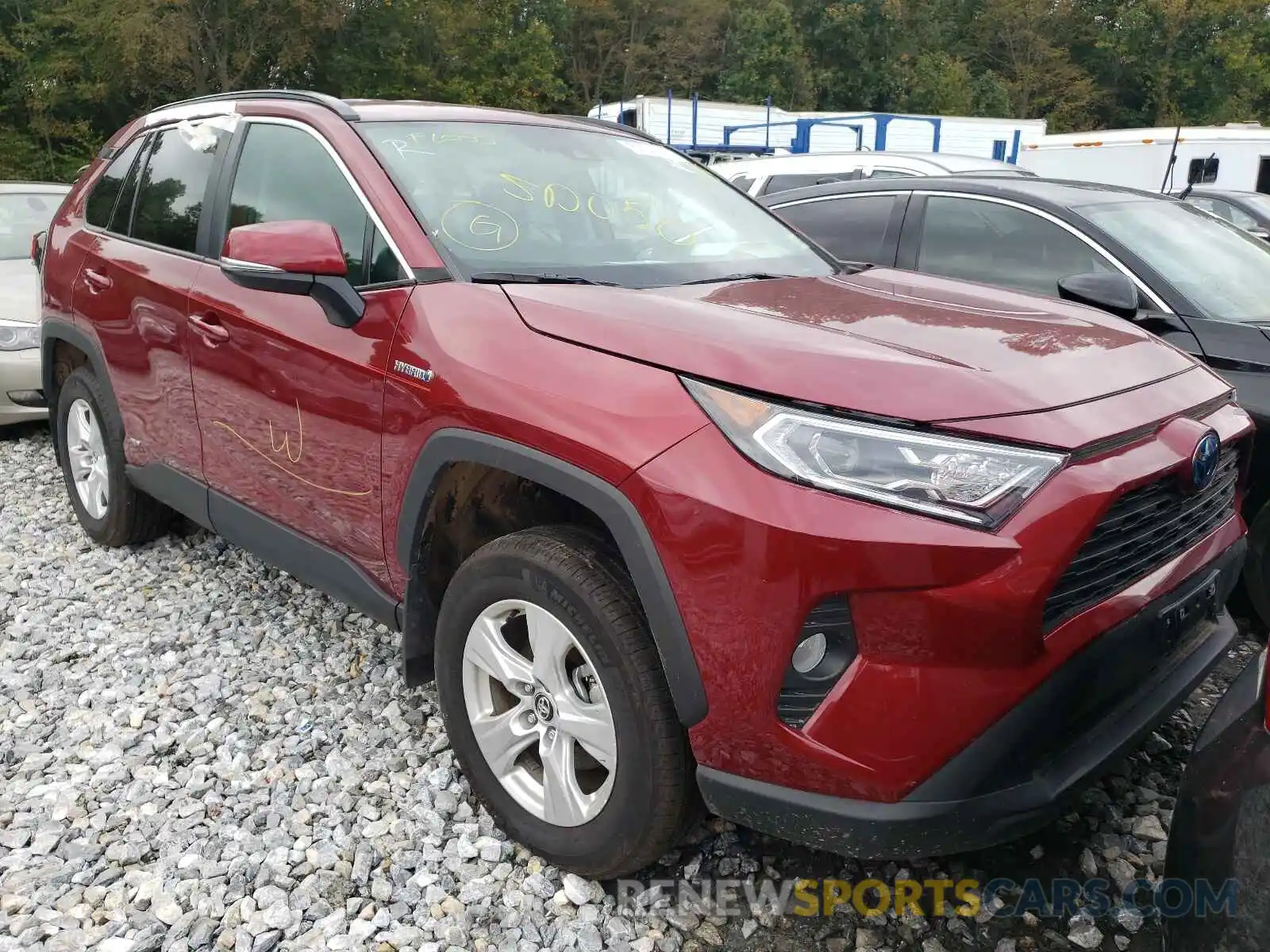 1 Фотография поврежденного автомобиля 4T3R6RFV8MU010077 TOYOTA RAV4 2021