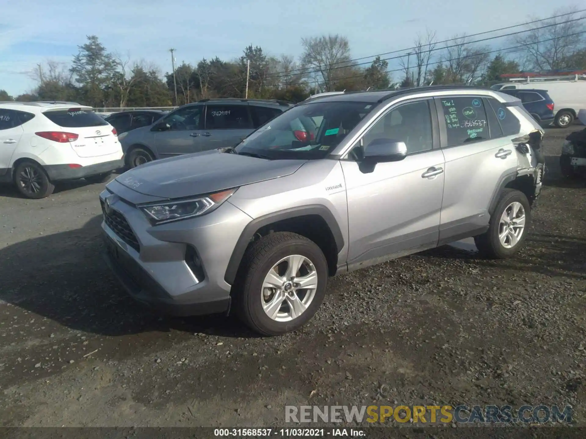 2 Photograph of a damaged car 4T3R6RFV8MU011925 TOYOTA RAV4 2021